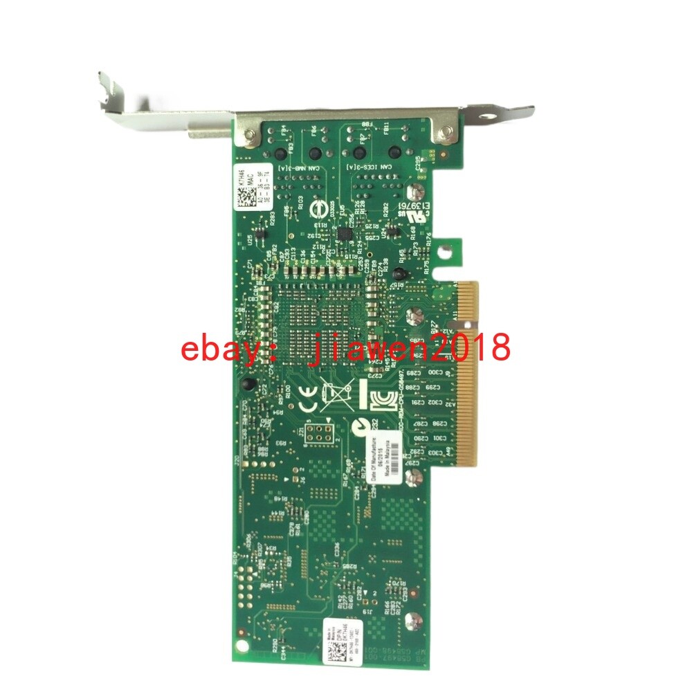 INTEL/DELL X540-T2 CONVERGED DUAL PORT NETWORK ADAPTER K7H46 3DFV8
