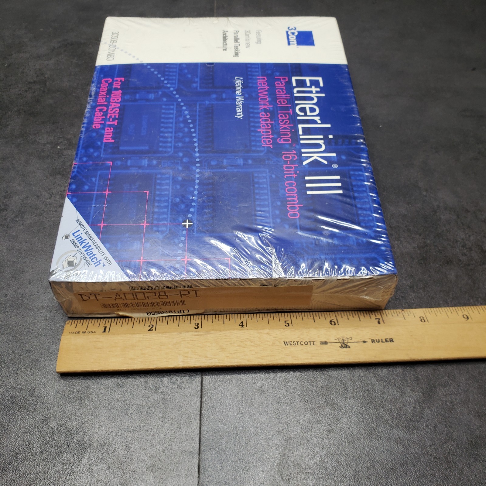 3com etherlink iii Network Adapter for 10 Base T and Coaxial Cable NEW