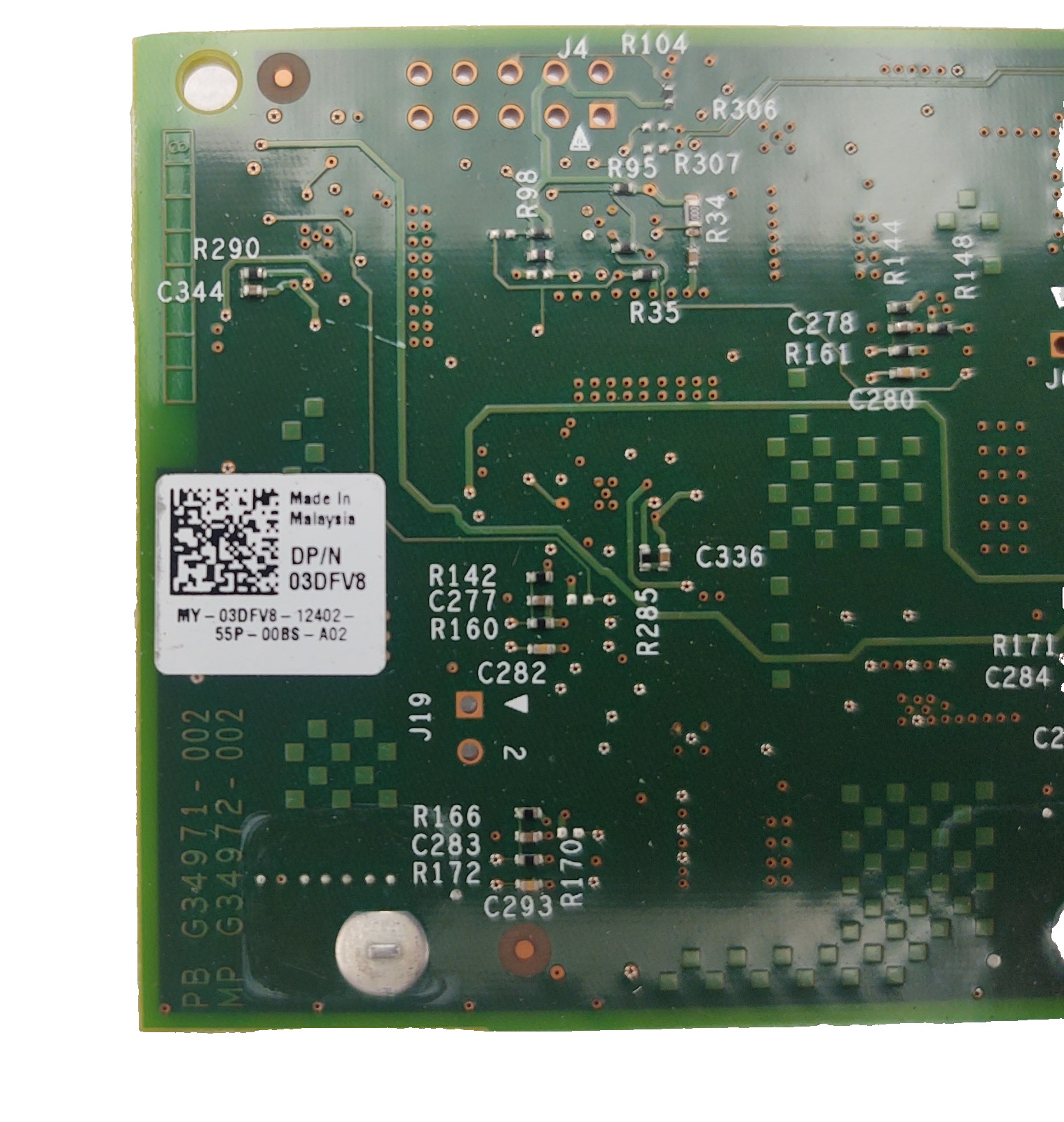 INTEL DELL X540-T2 CONVERGED Dual Port 10Gb Ethernet Network 03DFV8 0K7H46 Low P