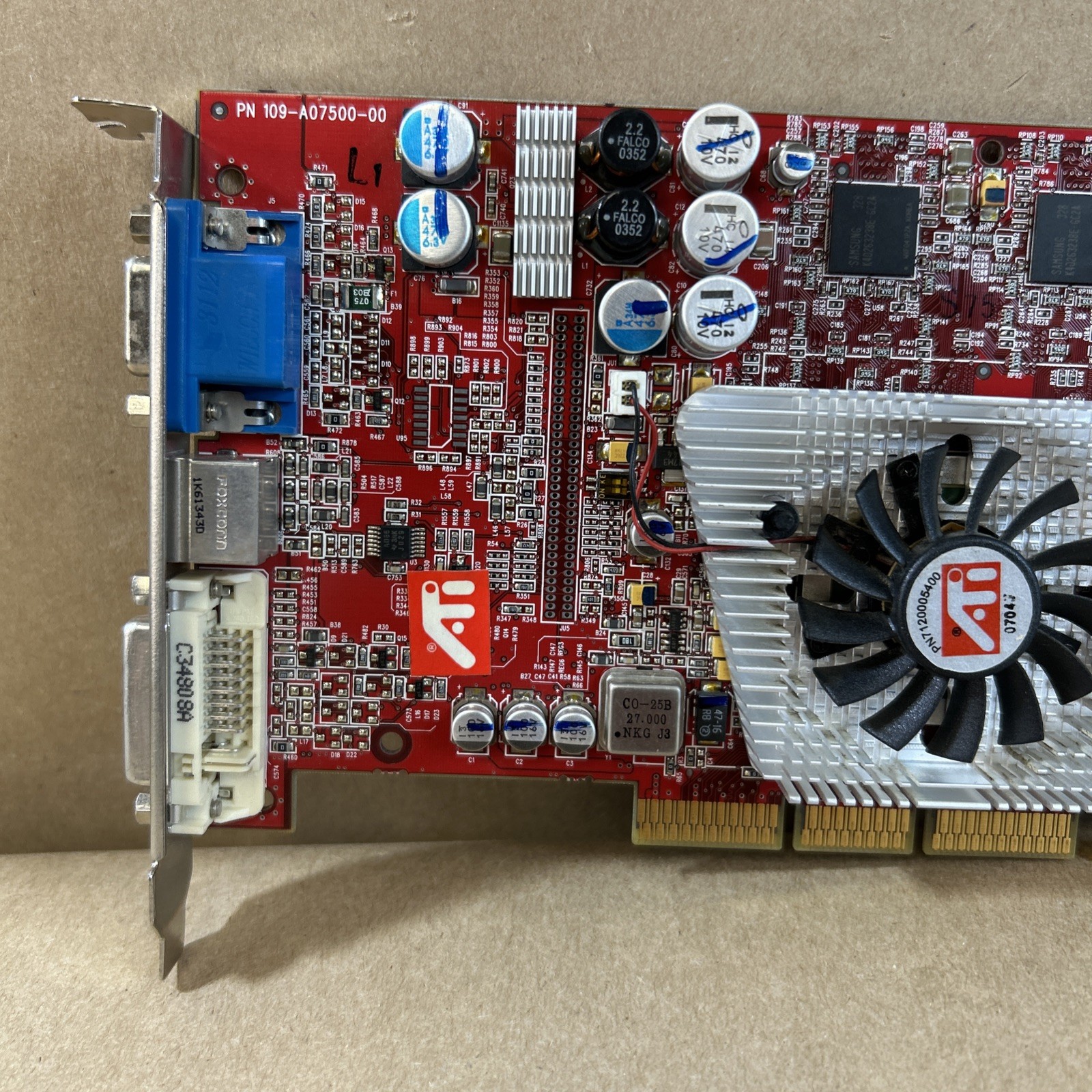 Vintage ATI Radeon 9800 PRO 128MB DDR AGP Graphics Card Tested Working