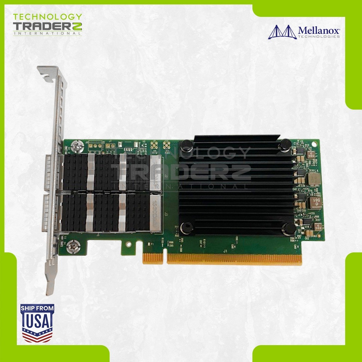 MCX623106AN-CDAT Mellanox ConnectX-6 DX 2-Port 100Gbps PCI-E Ethernet Adapter