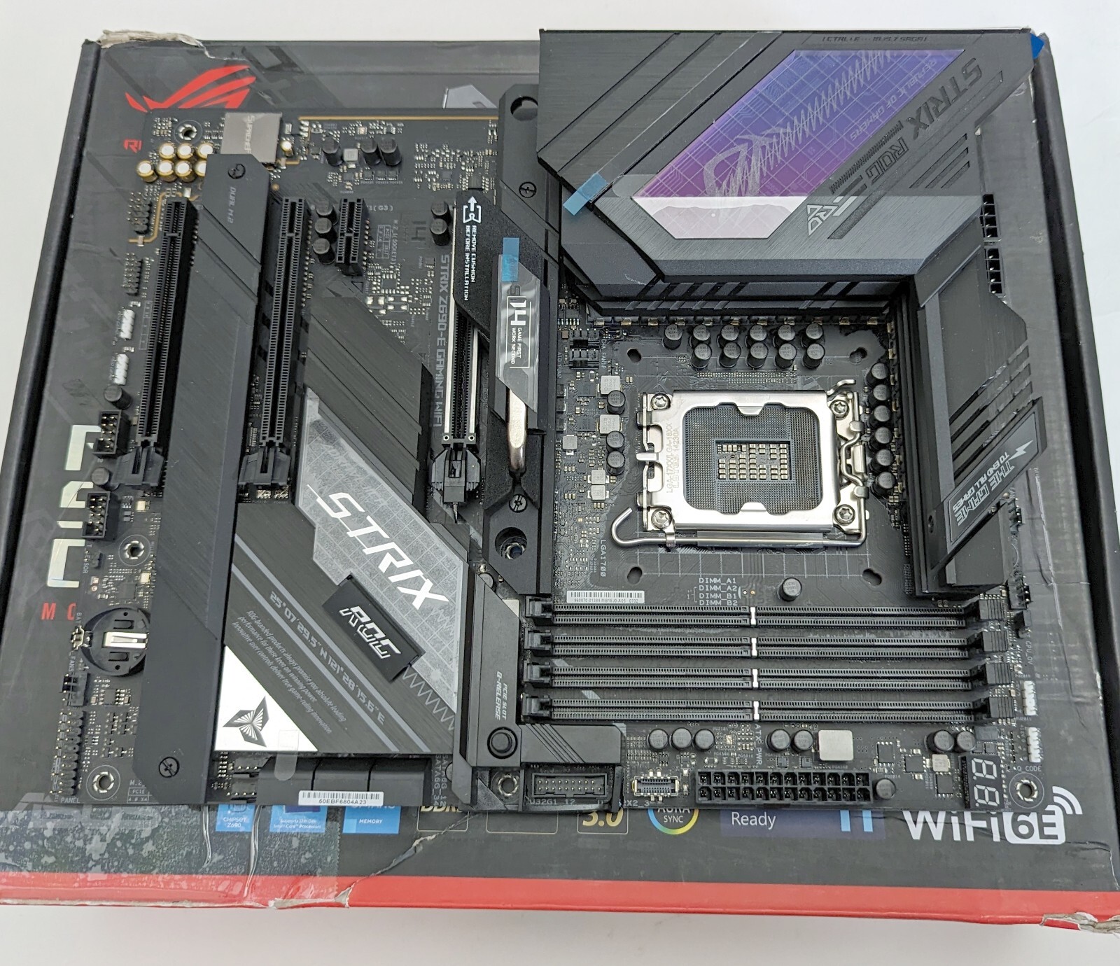 ASUS ROG Strix Z690-E Gaming WiFi 6E LGA 1700 Motherboard NOT TESTED/UNKNOWN