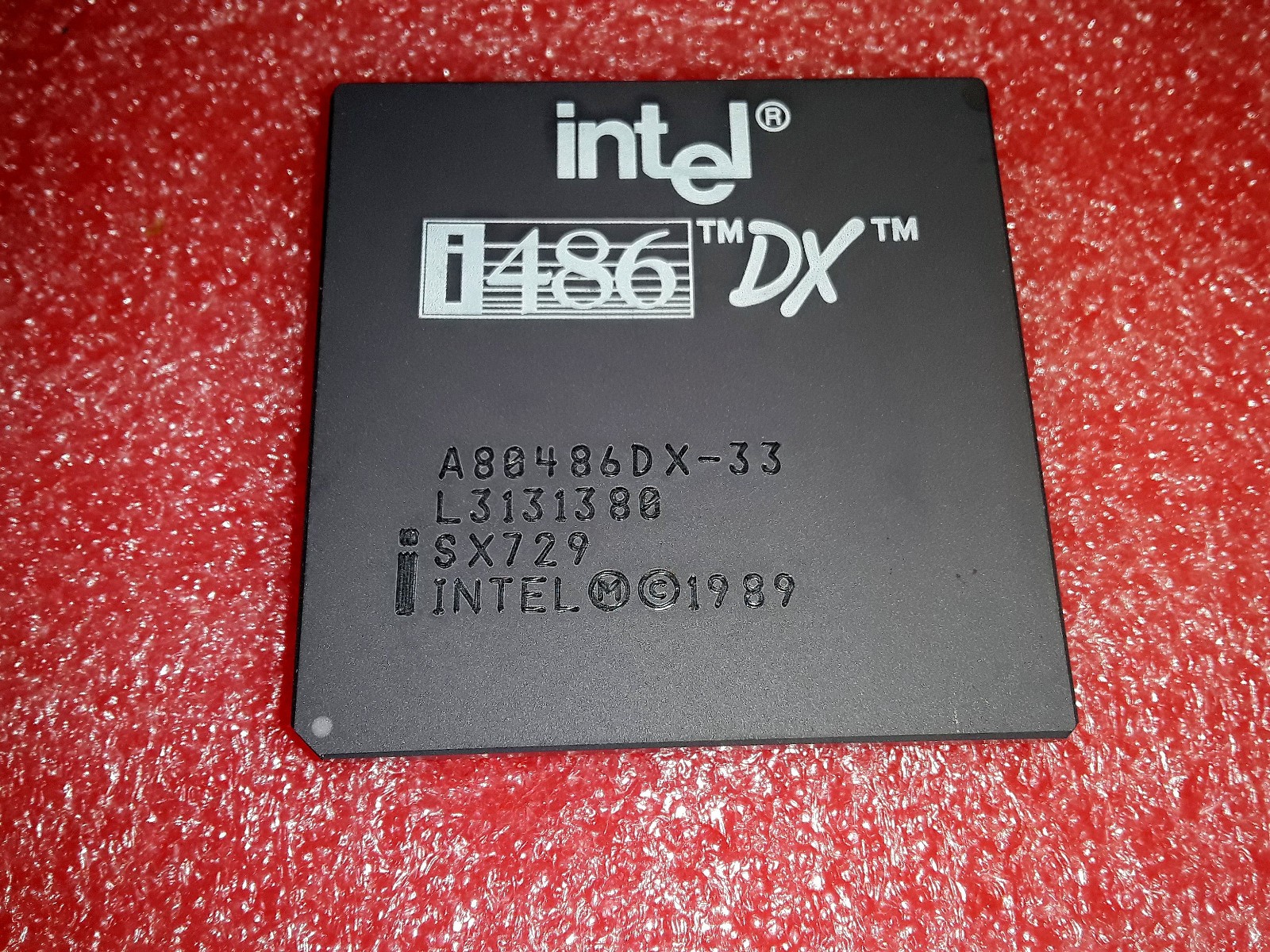 Lot of 18 TESTED 32K x 8 15ns SRAM for 386 486 motherboard + Intel 33MHz DX CPU
