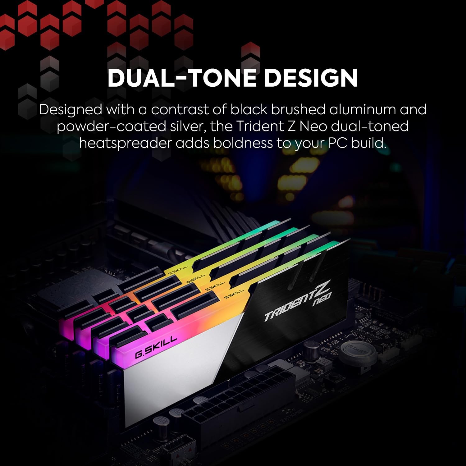 G.SKILL Trident Z Neo Series DDR4 RAM (XMP) 32GB (2x16GB) 32GB, Multicolor