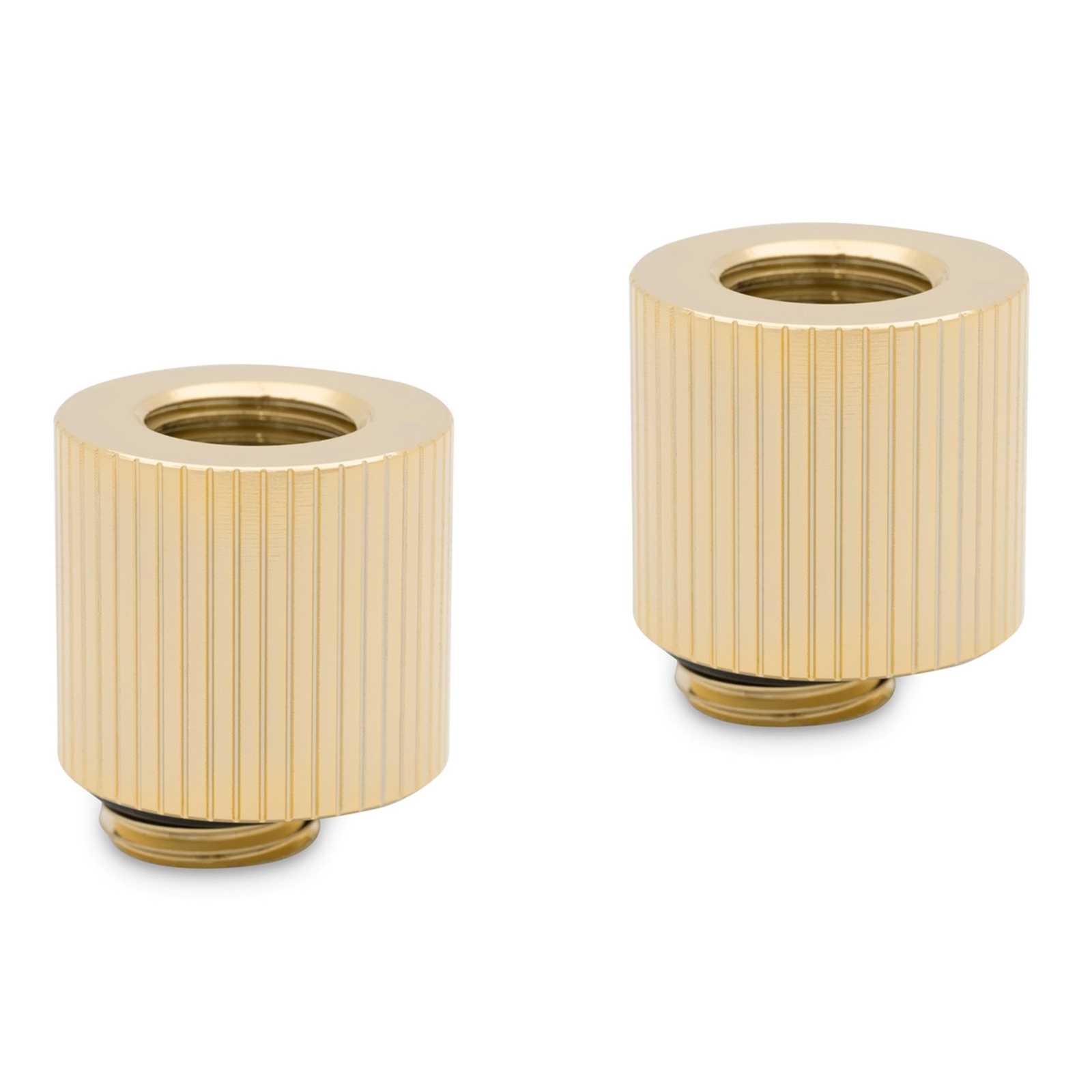 EKWB EK-Quantum Torque Rotary Offset Adapter Fitting, 3mm, Gold, 2-pack