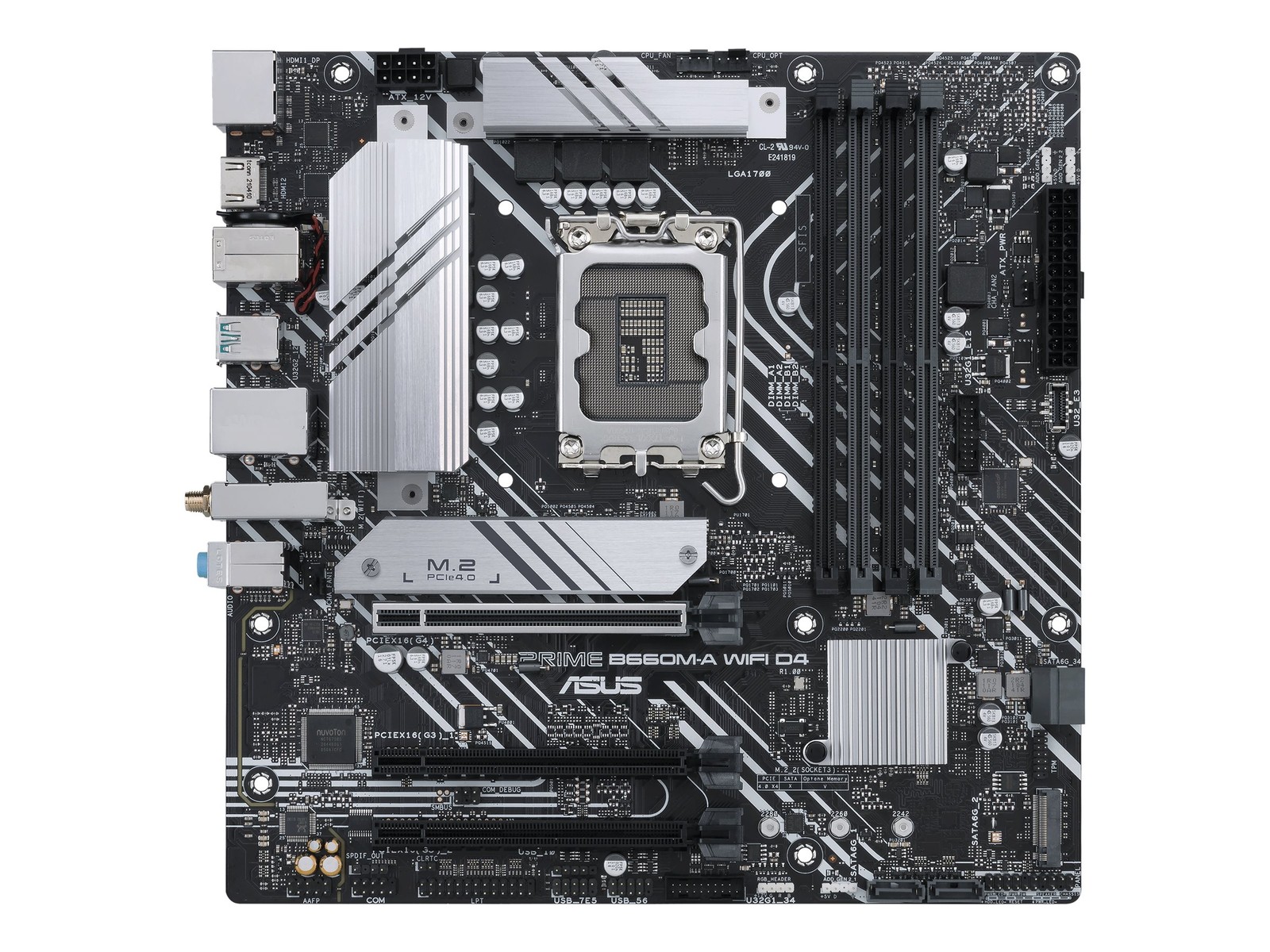 ASUS PRIME B660M-A WIFI D4 Motherboard micro ATX LGA1700 Socket 90MB1AE0-M1EAY0