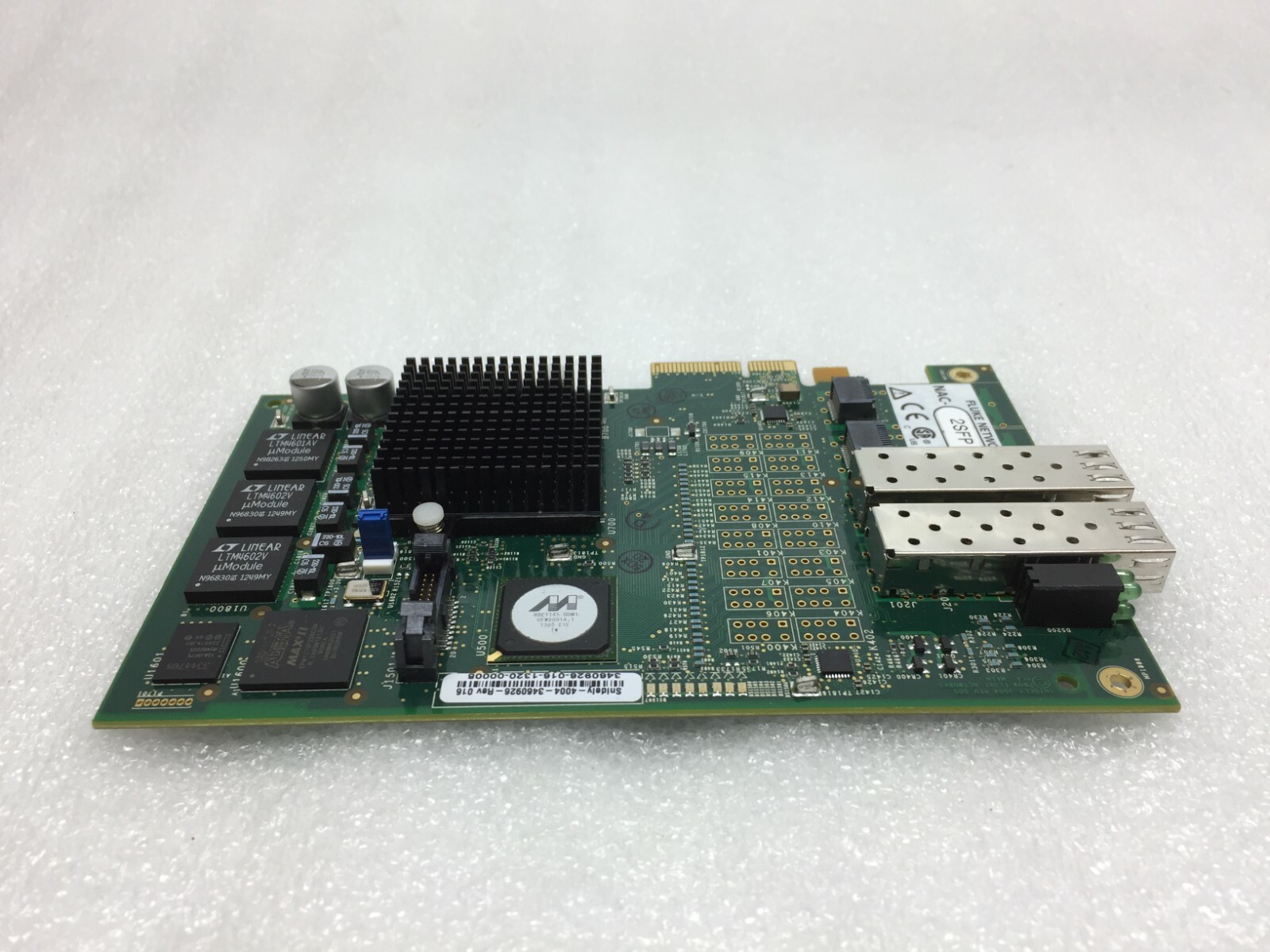 NAC-2SFP-B Fluke Networks Dual Port Fibre Channel Adapter Card Great Condition