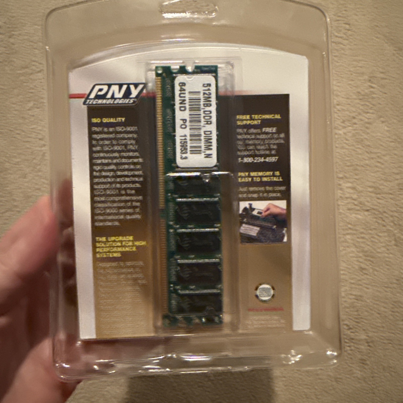 PNY PC2700 512MB Optima Memory Computer Desktop