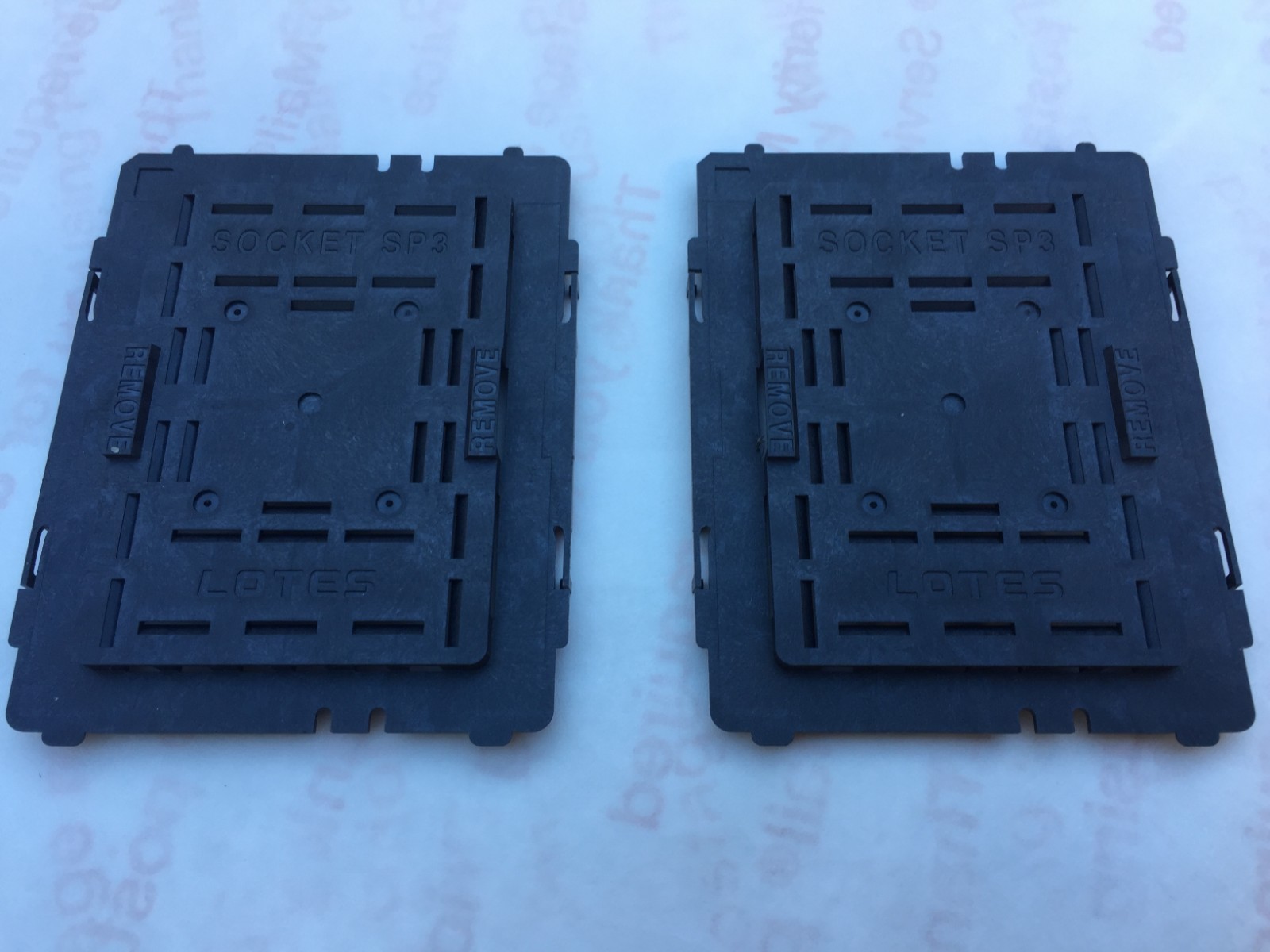 1x LOTES TR4 CPU SOCKET COVER FOR ASUS PRIME X399A,ZENITH EXTREME,GIGABYTE X399