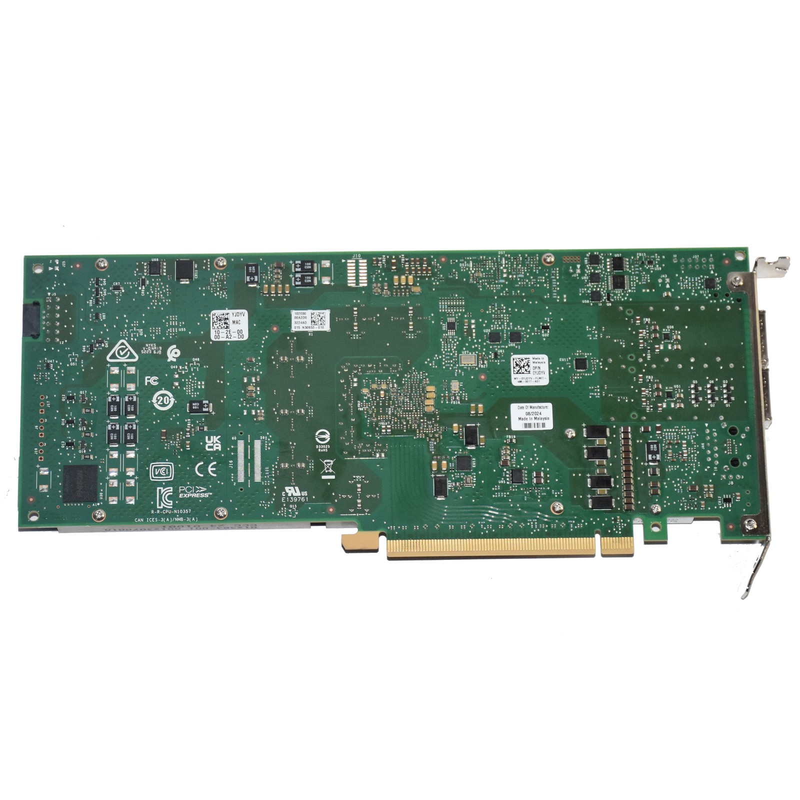Dell Intel E2100-CCQDA2 Dual-Port 200GbE QSFP56 PCIe 4.0 x16 NIC Adapter YJDYV
