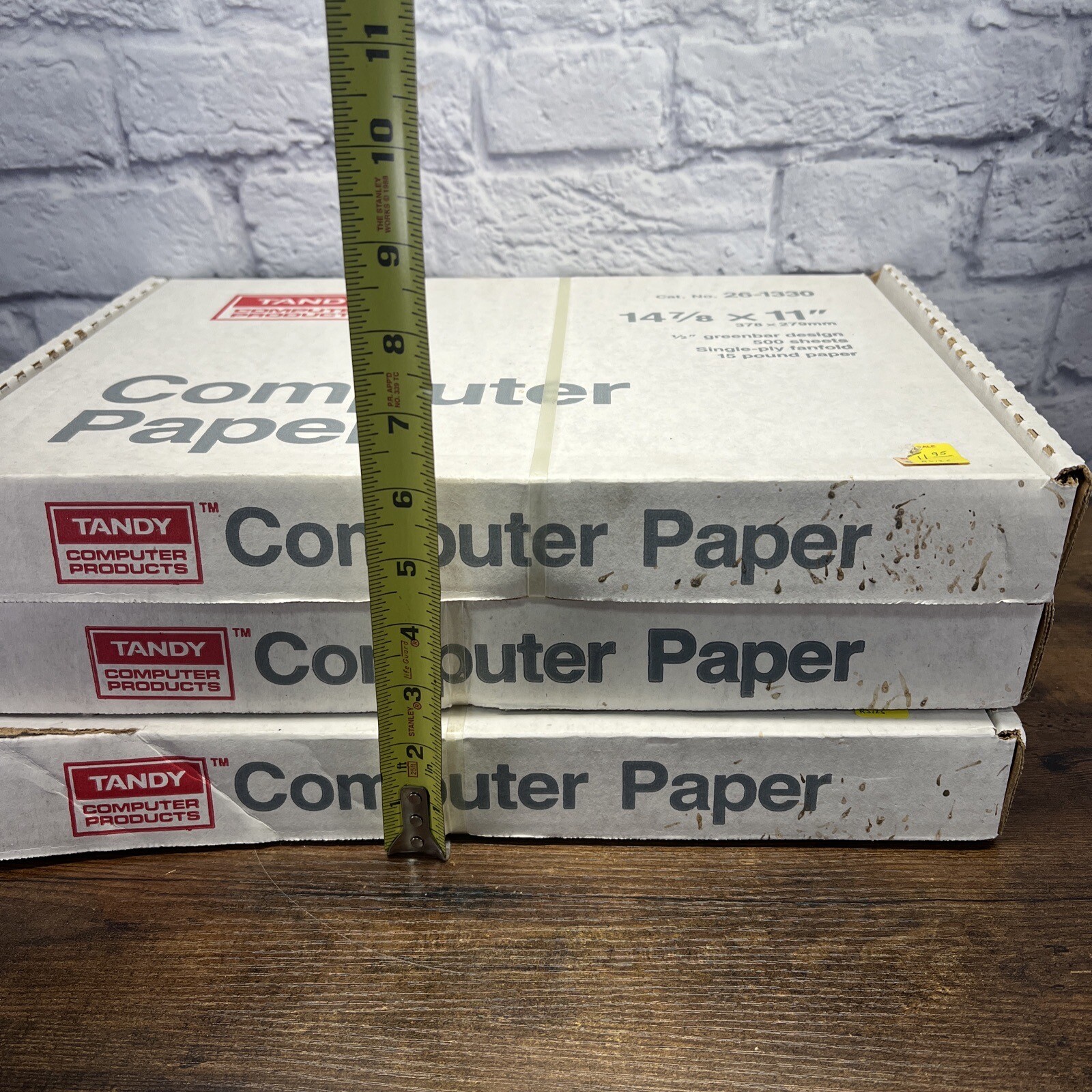 Vintage Original Tandy Computer Products Paper 26-1330 Lot Of 3 NEW SEALED