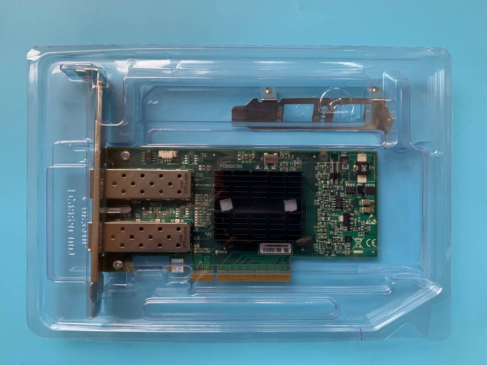 HP 518001-001 Mellanox 10 GbE PCI-e G2 Dual Port Network Card +2* SFP+ cable
