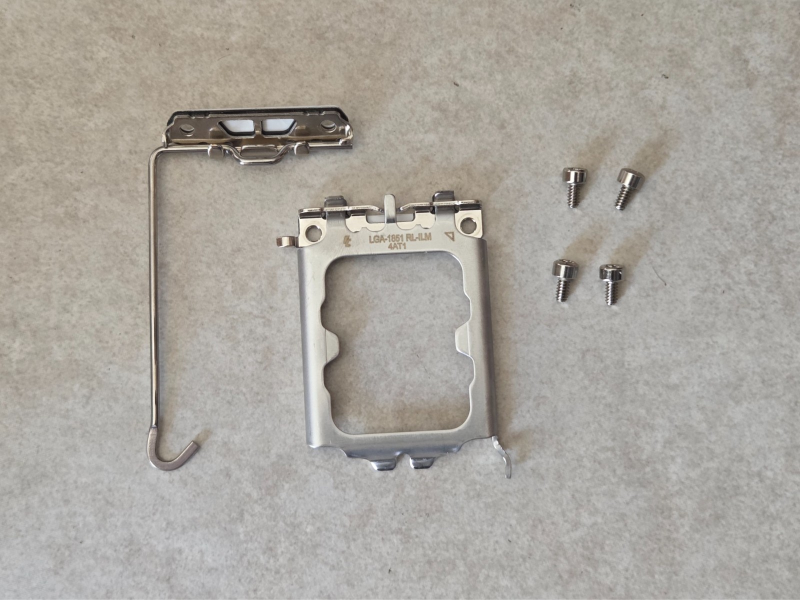 LOTES INTEL LGA 1851 SOCKET MOTHERBOARD CPU HOLDER RETENTION BRACKET W/SCREWS