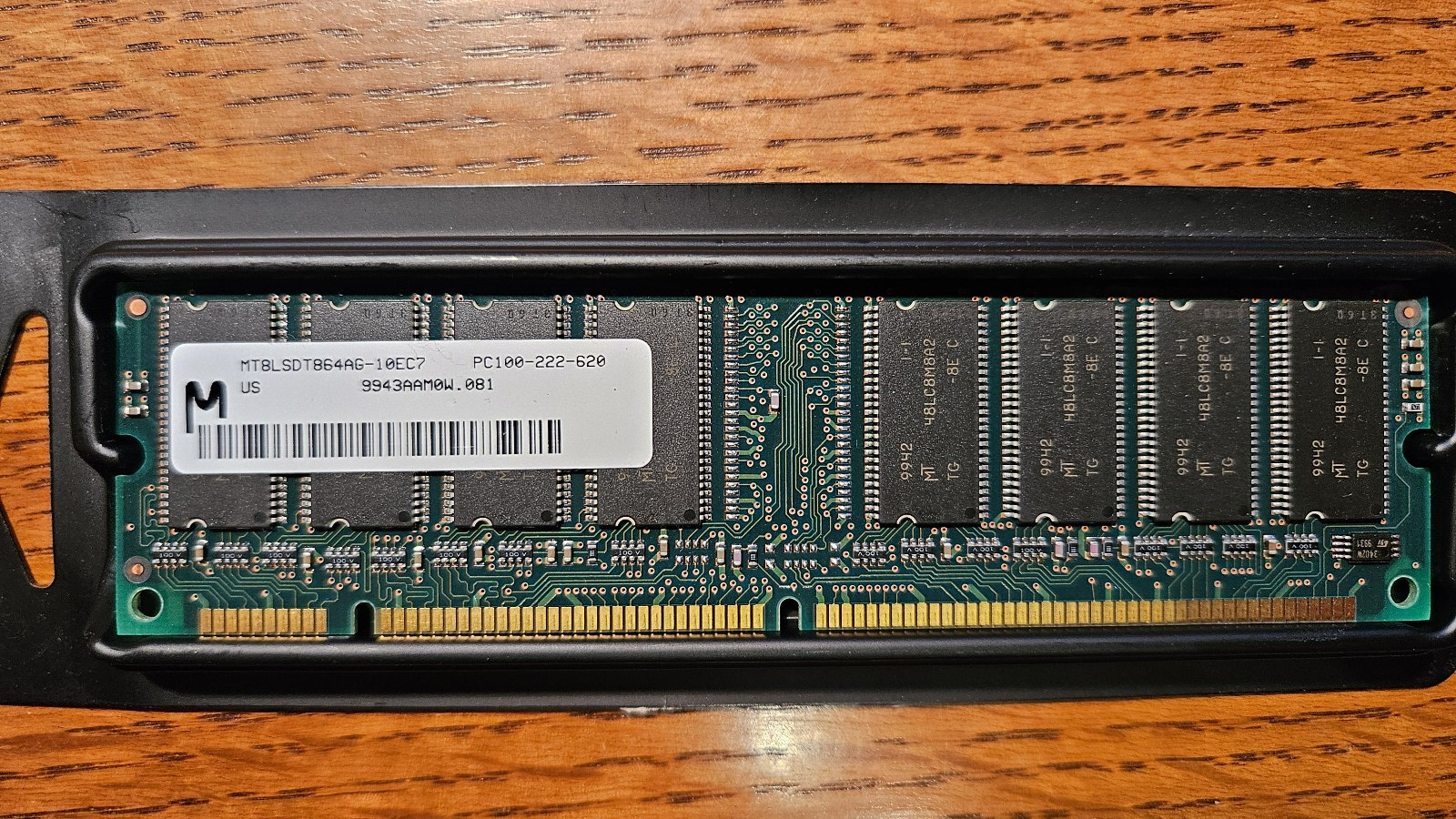IBM 20L2202 64MB PC100 168 PIN DIMM MEMORY MODULE MICRON MT8LSDT864AG-10EC7
