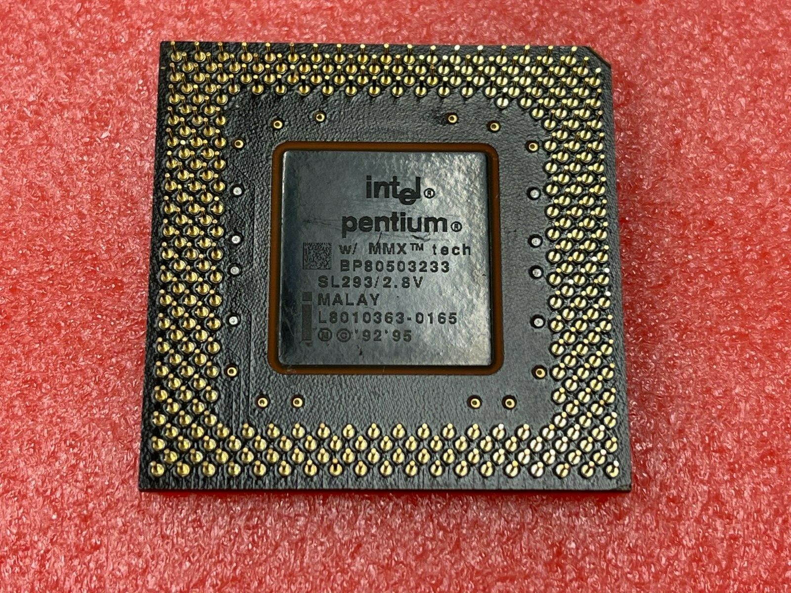 Intel Pentium MMX 233 MHz SL293 BP80503233 SOCKET 7