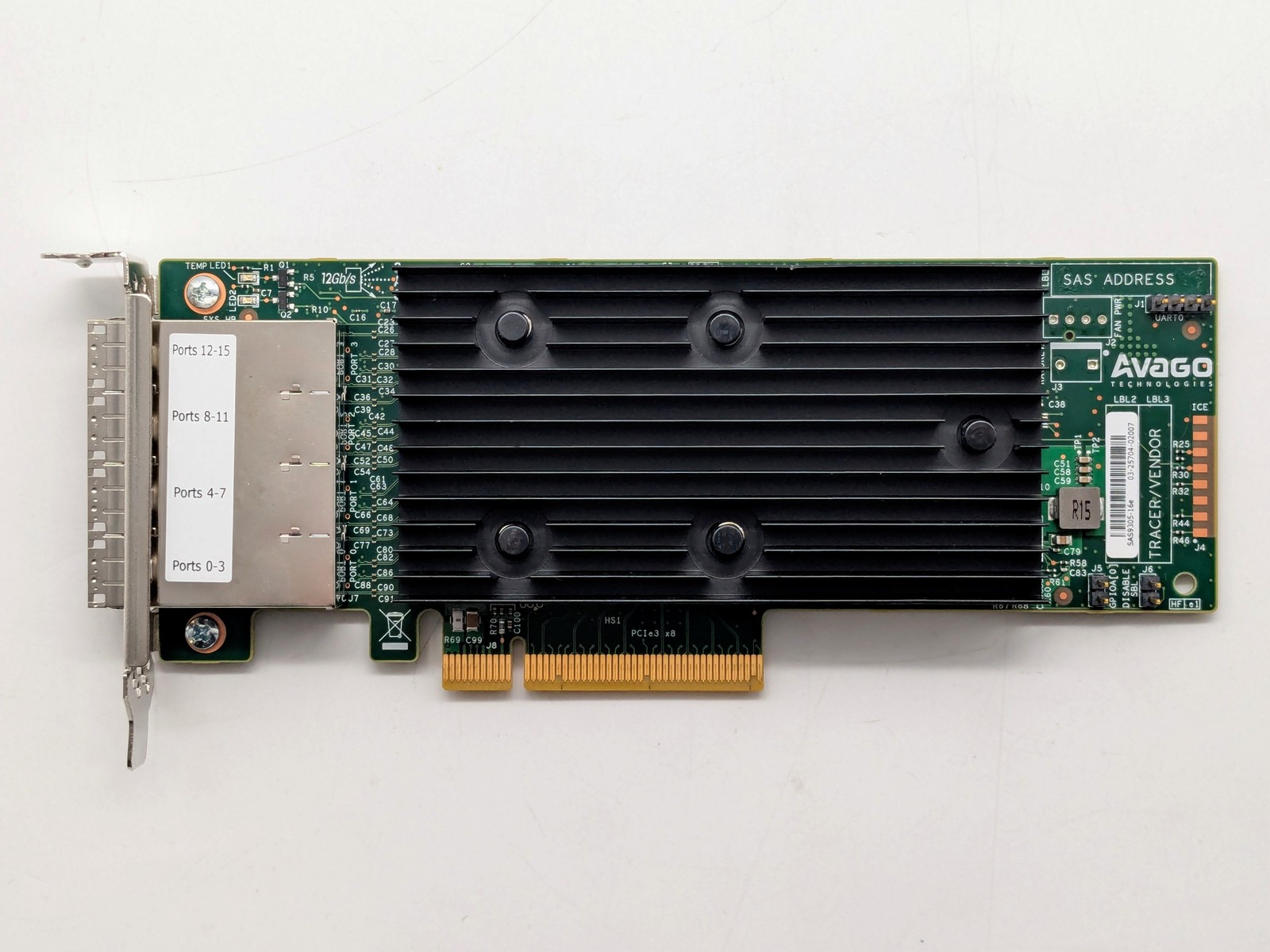 Broadcom Avago LSI 9305-16e 12Gbps SAS SATA HBA Controller IT Mode