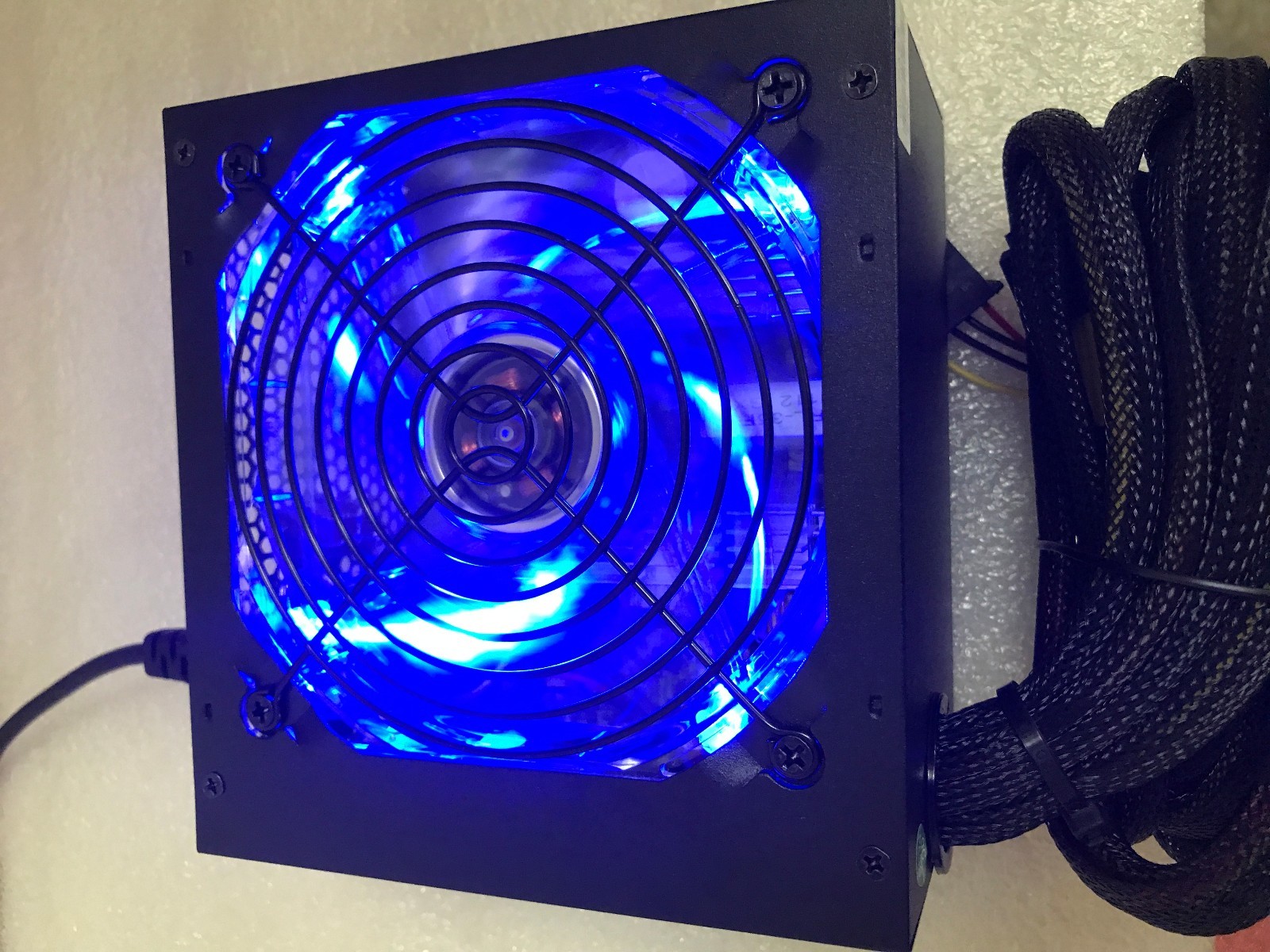 NEW 800W 800 850 Watt 850W LED Quiet Fan ATX Power Supply SATA PCI-E PSU