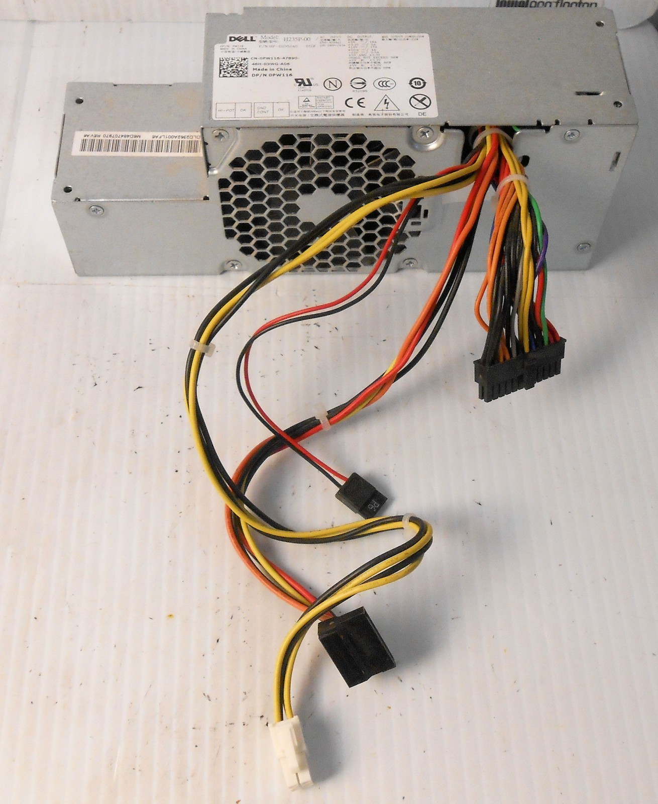 PW116 235W Desktop Power Supply Dell Optiplex 760 780 960 980 H235P-00 – Tested