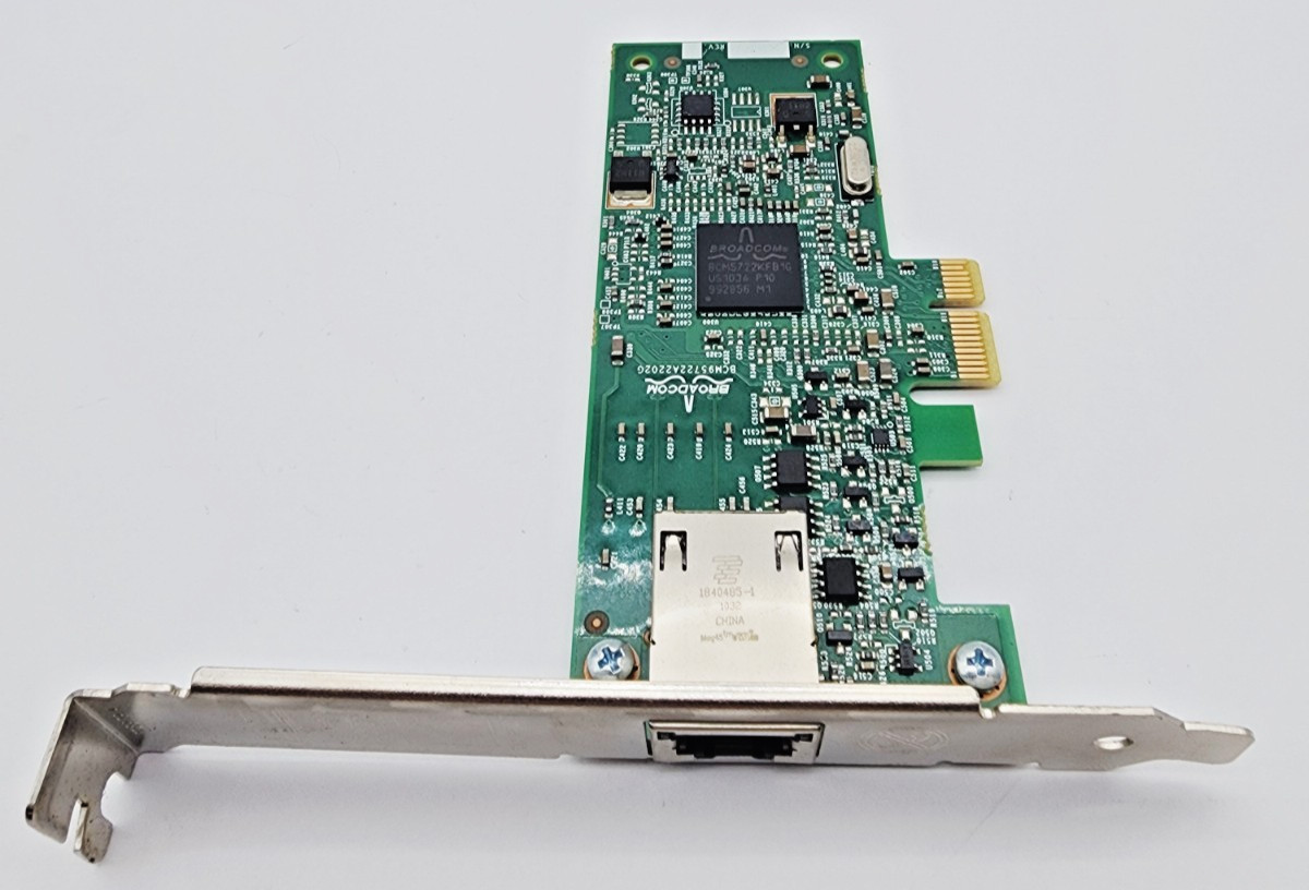 Dell BCM95722A2202G Single Port Gigabit PCI-e Network Interface Card