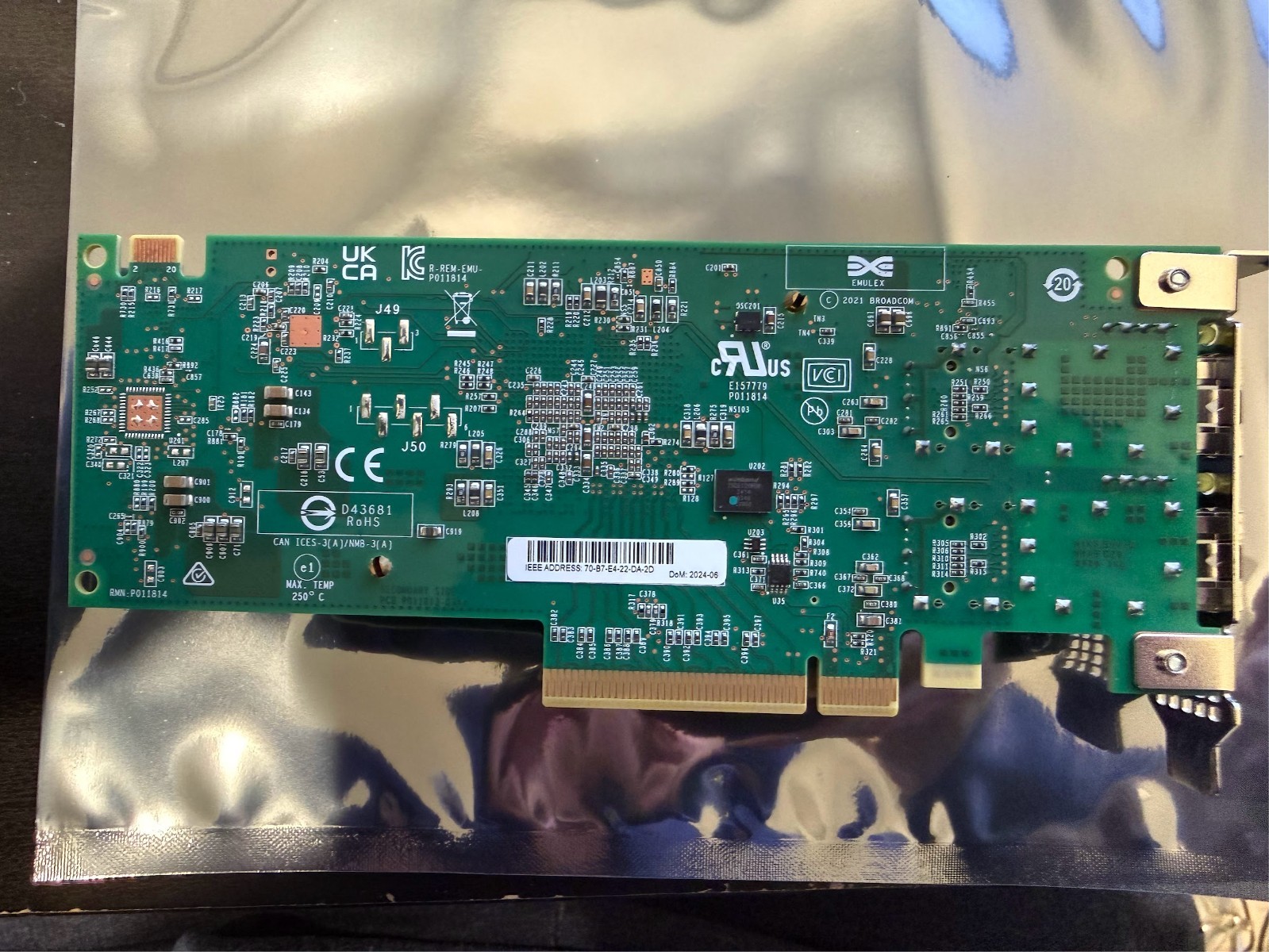 Dell Emulex LPE35002 Dual Port 32Gb Fibre Channel PCIe 4.0 HBA 05KW3M 5KW3M