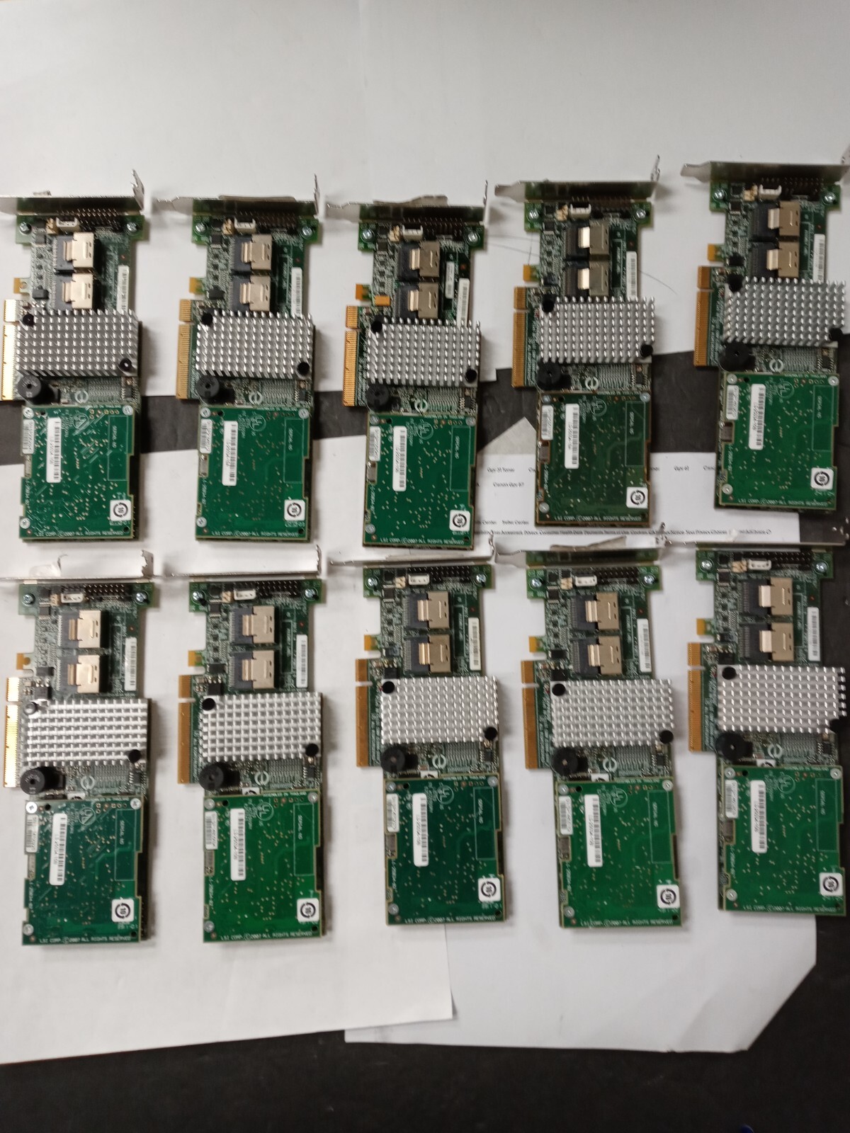 LSI MegaRAID L3-25121-74B 6Gb/s 2.0 x8 PCIE SAS Raid Controller LOT OF 10