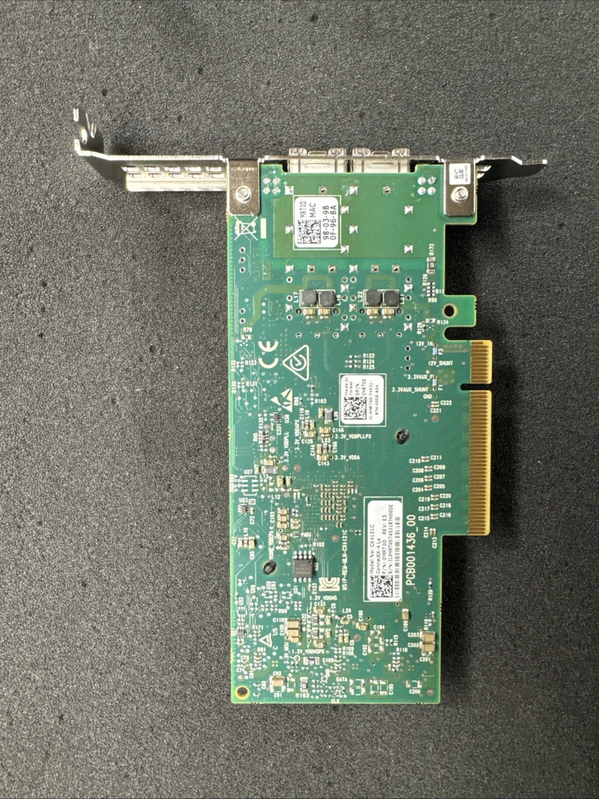 MRT0D Dell Mellanox ConnectX-4 Lx EN 25GbE CX4121C Dual-Port SFP28 Network Card