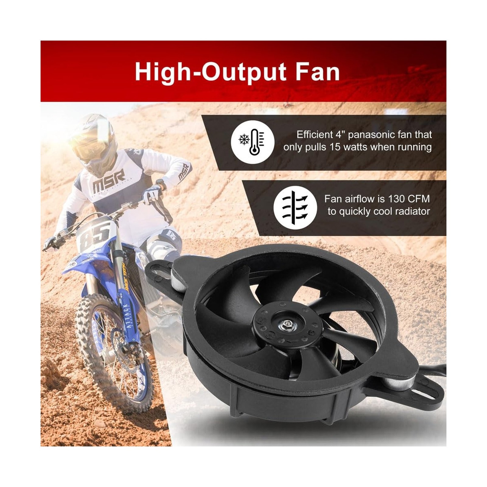 Tusk Digital Radiator Fan Kit Universal