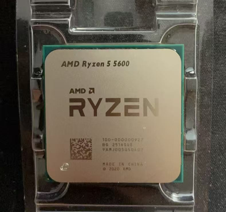 (New) AMD Ryzen 5 5600 Vermeer Zen3 6-Core 12-Thread AM4 CPU Processor OEM Tray