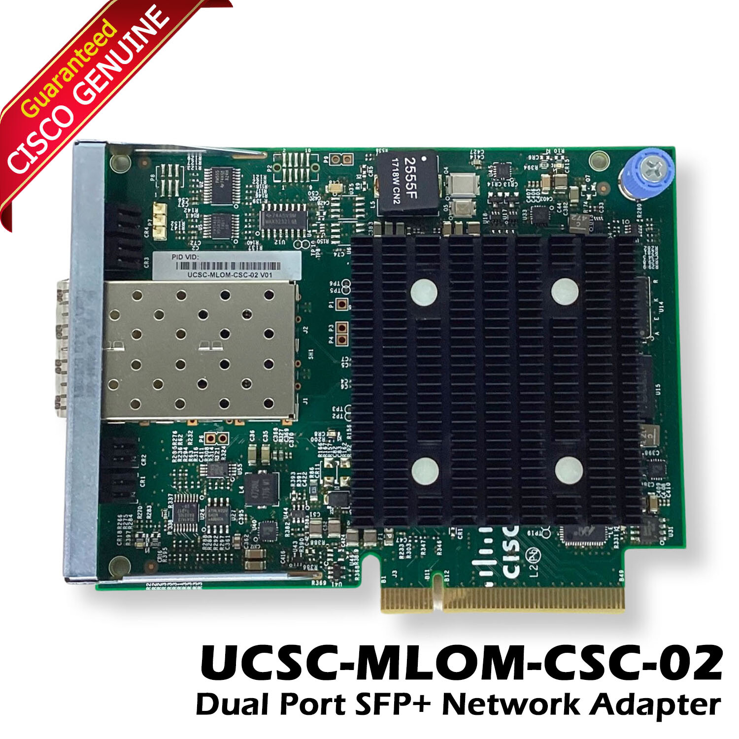 Cisco UCS VIC 1227 10Gb SFP+ Dual Port NIC | UCSC-MLOM-CSC-02 Server Adapter