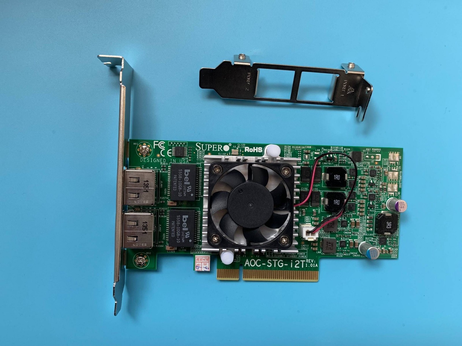 SuperMicro AOC-STG-I2T X540-AT2 2-port 10GbE Standard Adapter network card