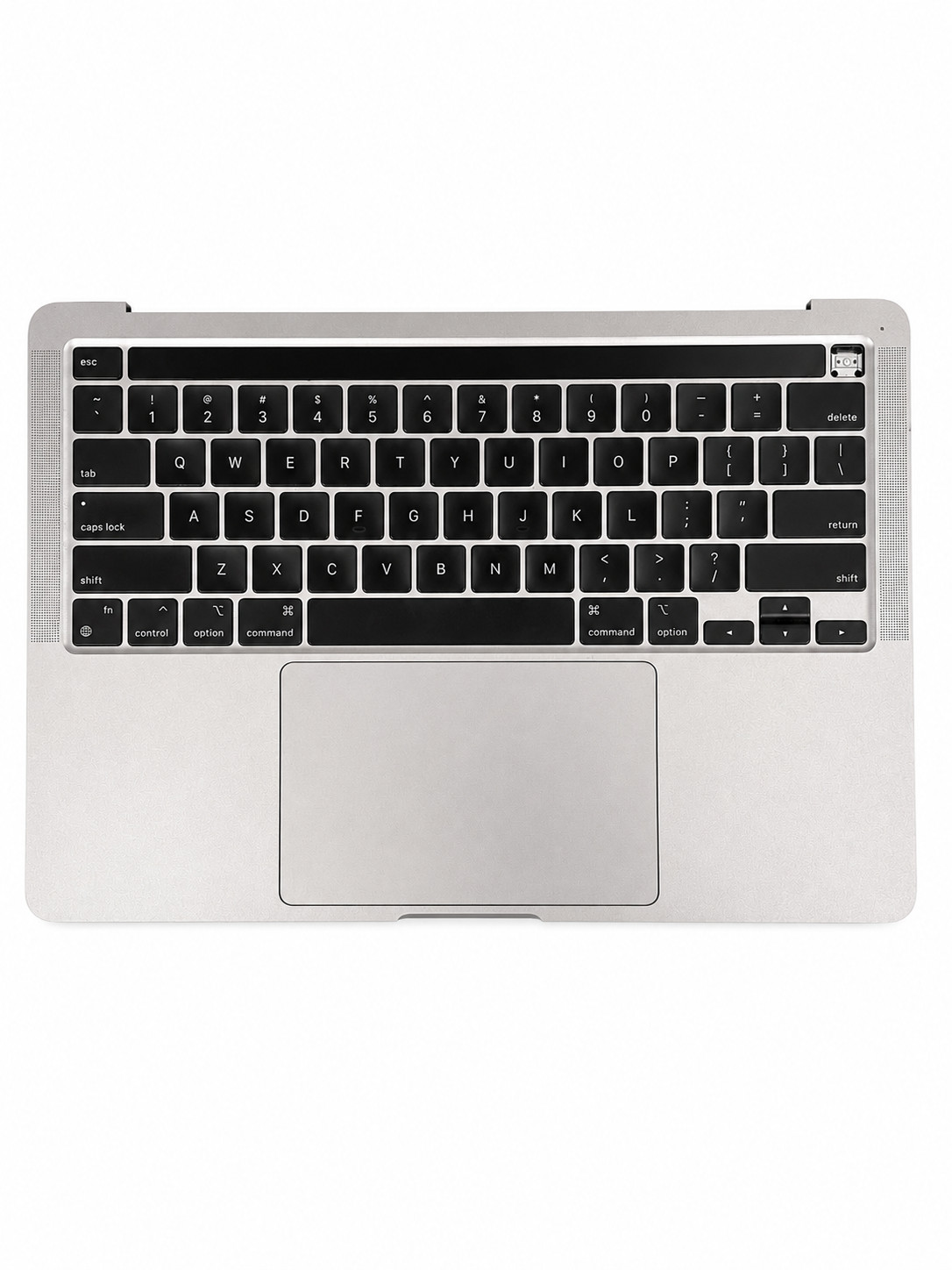 Genuine MacBook Pro 13” M2 A2338 2022 Palmrest Top Case Keyboard – Silver