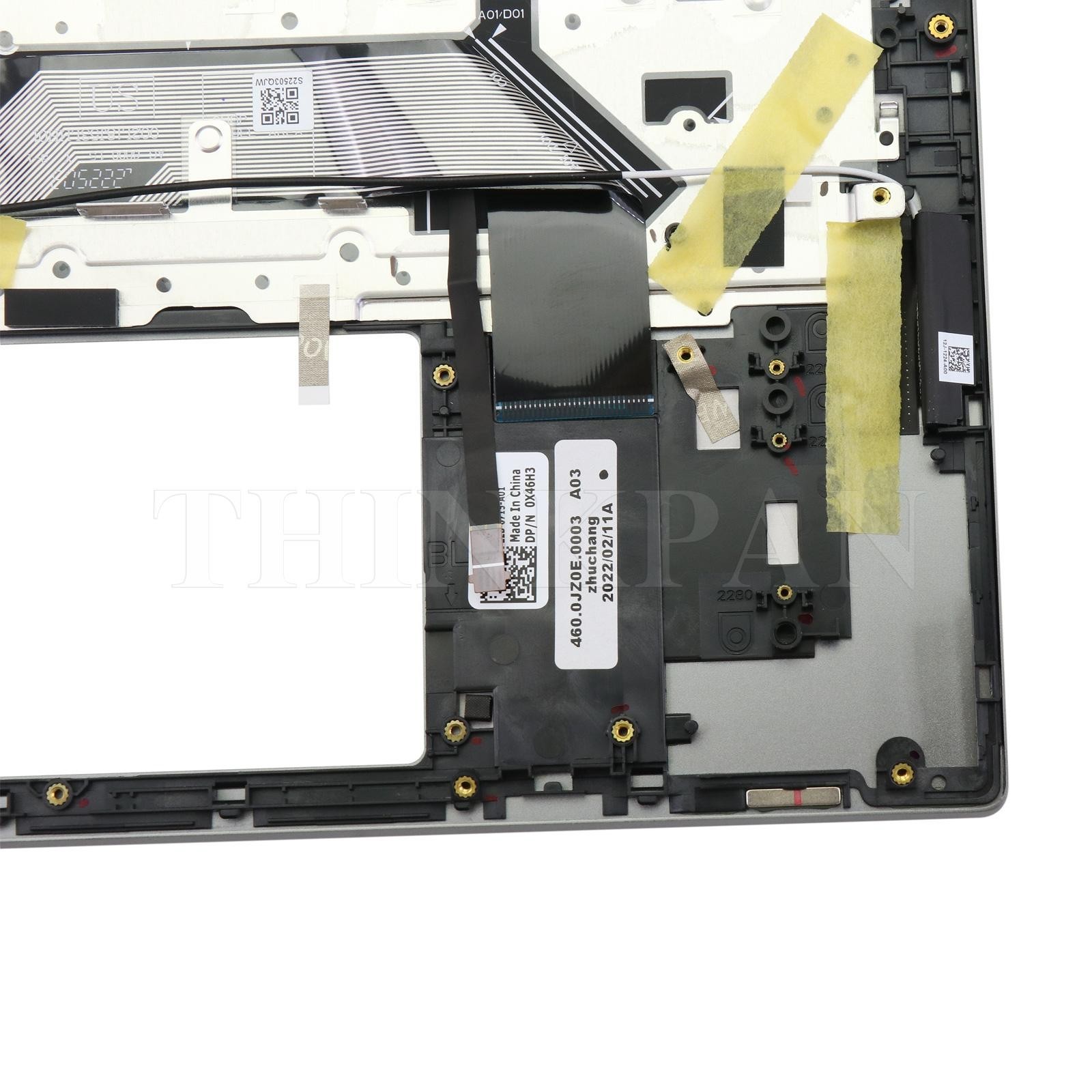 NEW Dell Inspiron 5400 5406 2-in-1 P126G Palmrest w/Backlit Keyboard 0X46H3 US