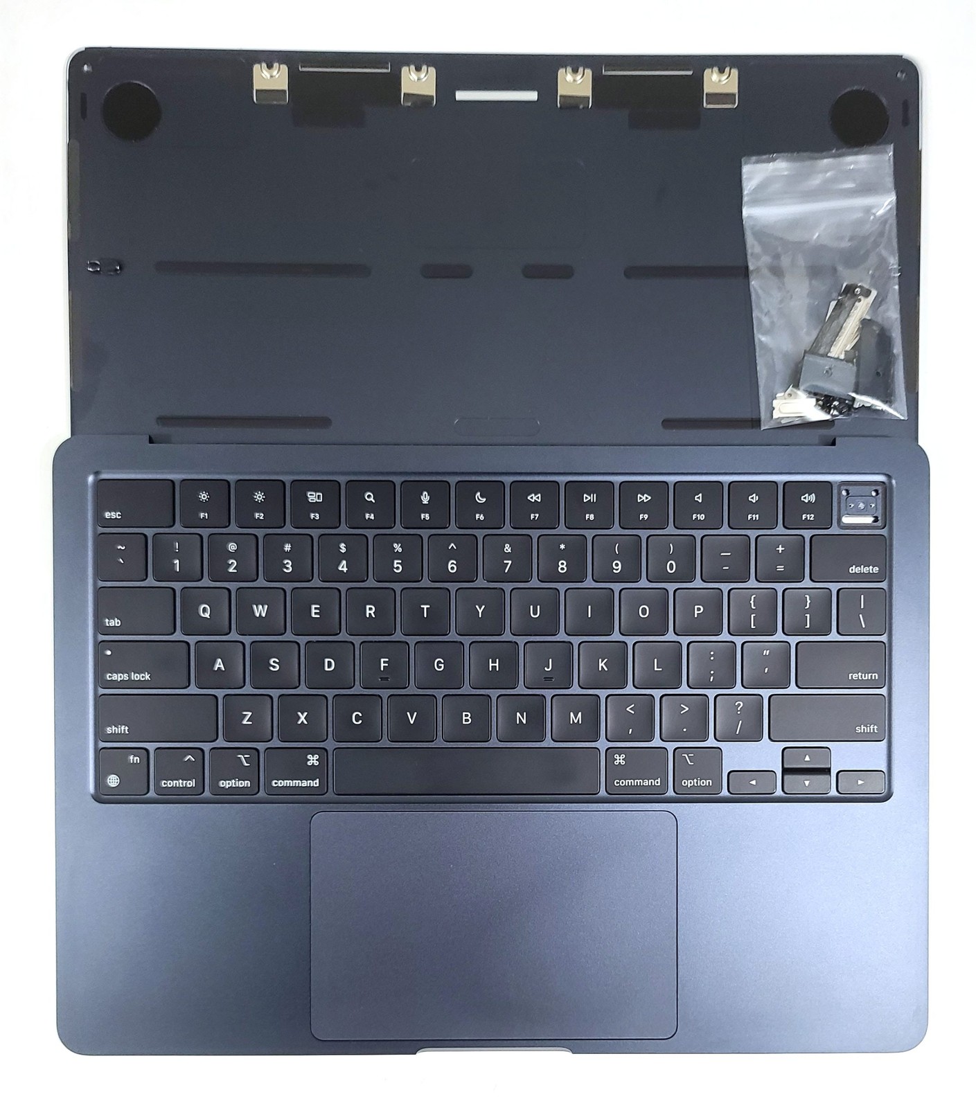 Grd A MacBook Air 13.6” A2681 M2 Top Case Keyboard Touchpad Battery MIDNIGHT