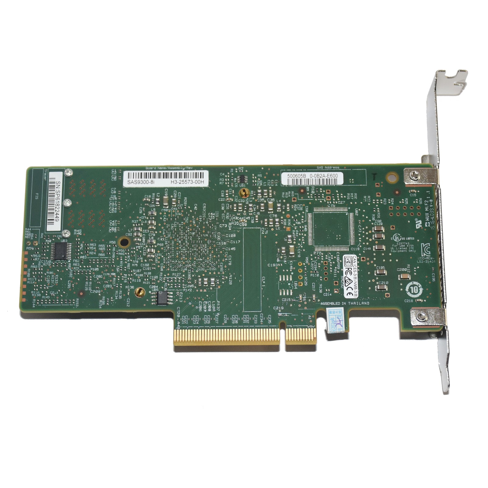 LSI Broadcom SAS 9300-8i 12Gb/s 8-Port IT Mode SATA SAS PCIe HBA Card