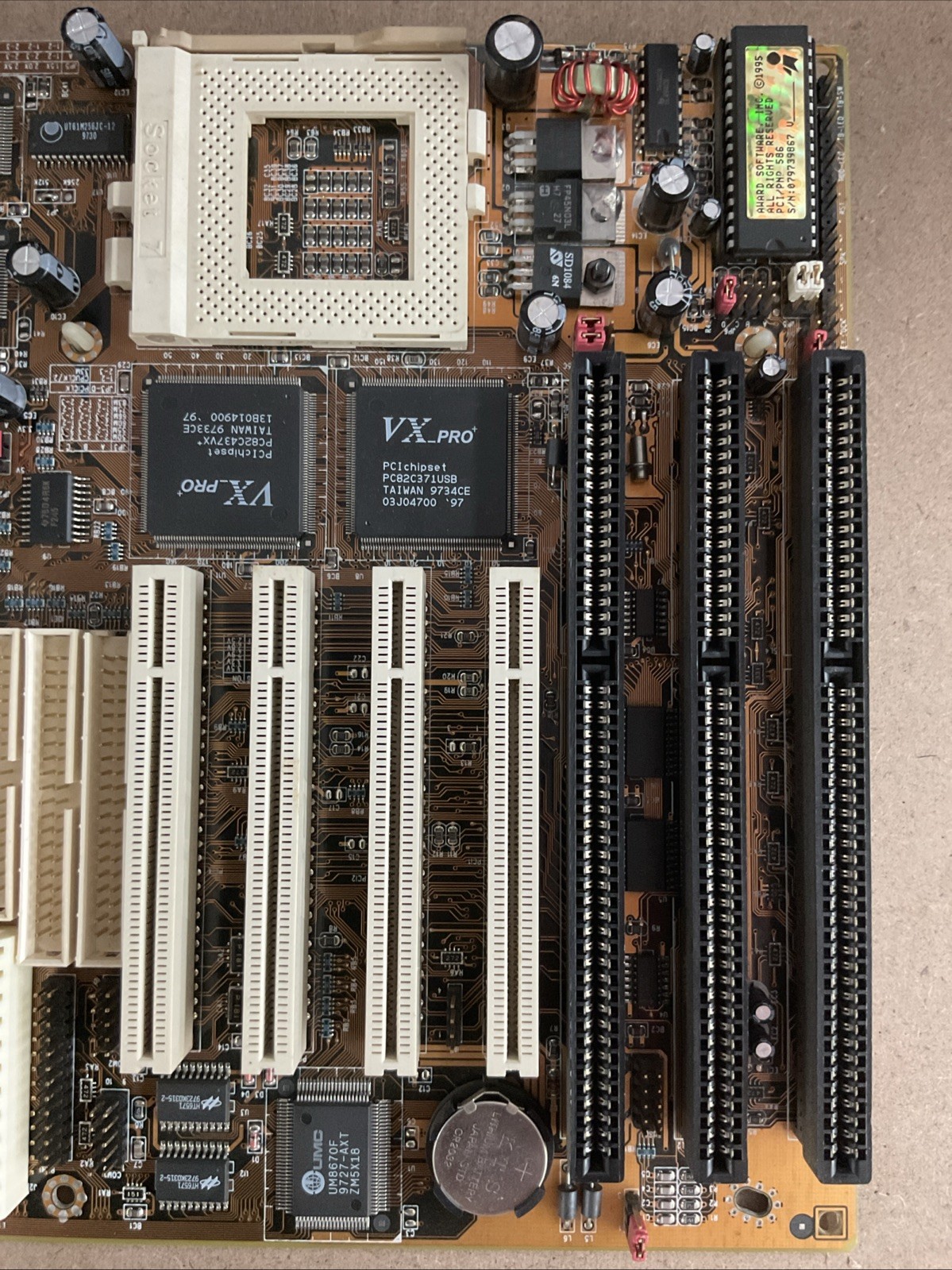 Vintage Socket 7 Motherboard Unknown Model/brand