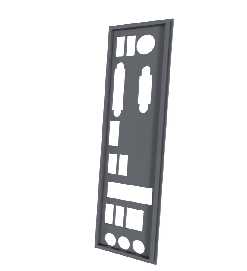 IO Shield Backplate for ASUS PRIME B550M-A WIFI Motherboard Replacement PETG