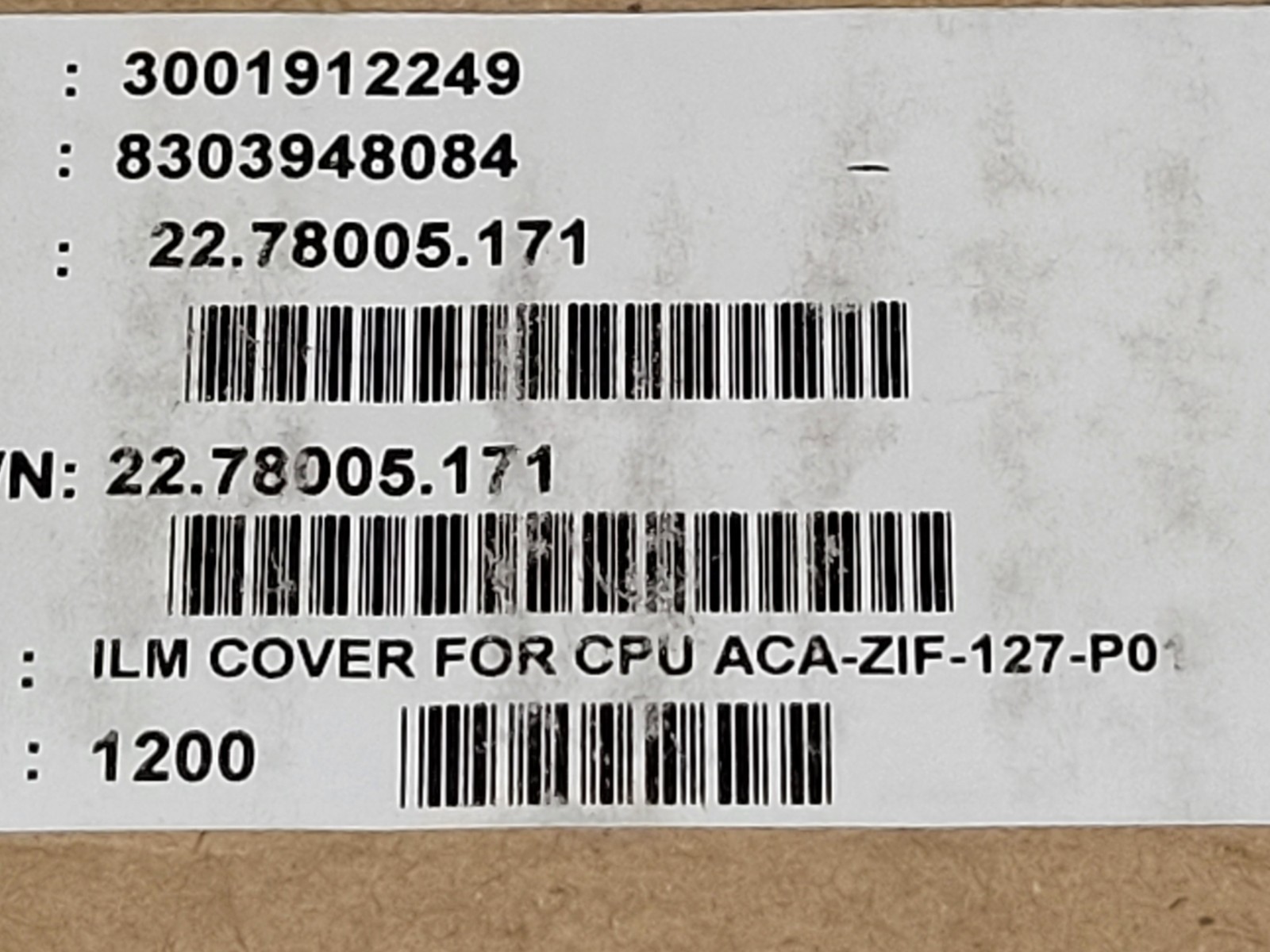 (50 PCS) LGA115X LOTES/YEGAFE Protective lid CPU Socket Protector Cover