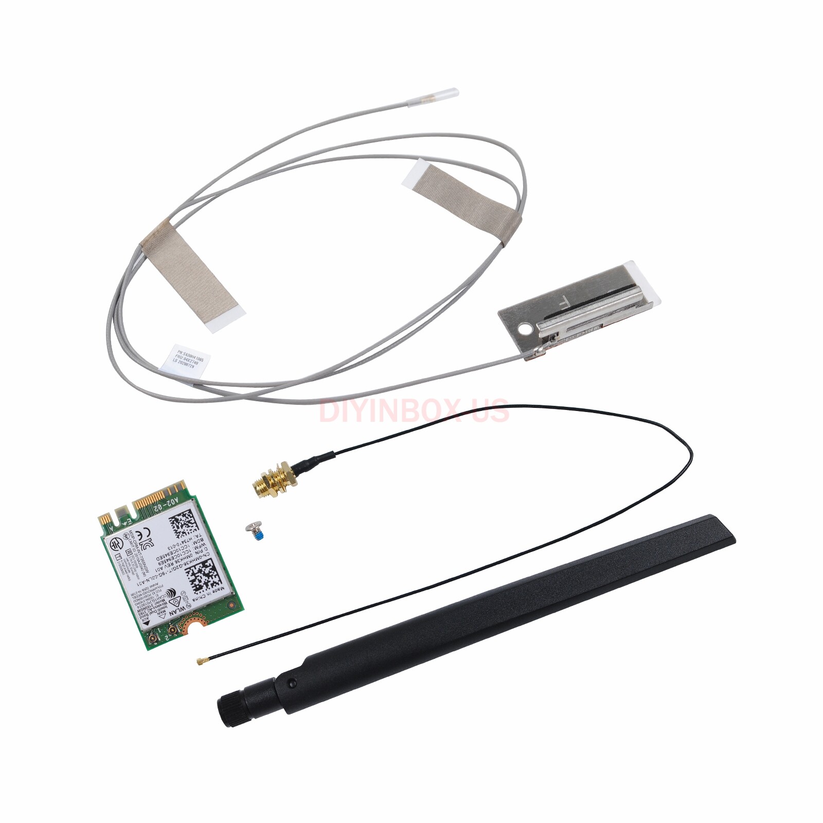 WiFi Antenna Cable Card Kit Wireless For Dell Optiplex 3060M 3070M 3690 Micro