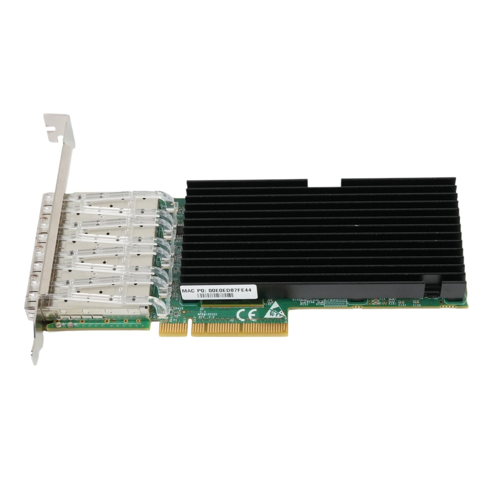 Silicom PE310G4SPI9LB-XR-FE 4-Port 10GbE PCIe 3.0 x8 Ethernet Server Adapter