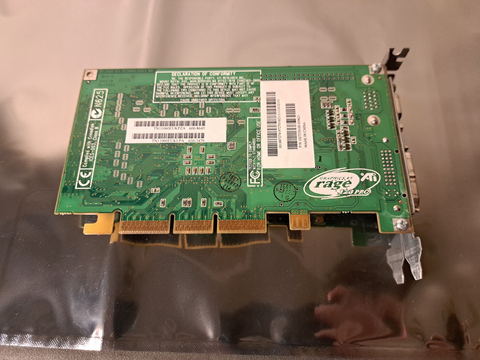 ATI Rage 128 GPU for Power Mac g4 – Tested but unknown full working condition
