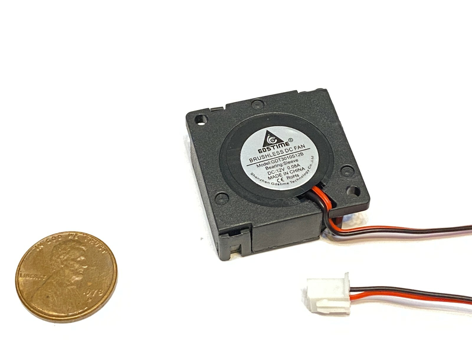 4 Pieces 12v 3010 blower fan computer 3cm 30mm cpu small 3d printer GDSTime C53