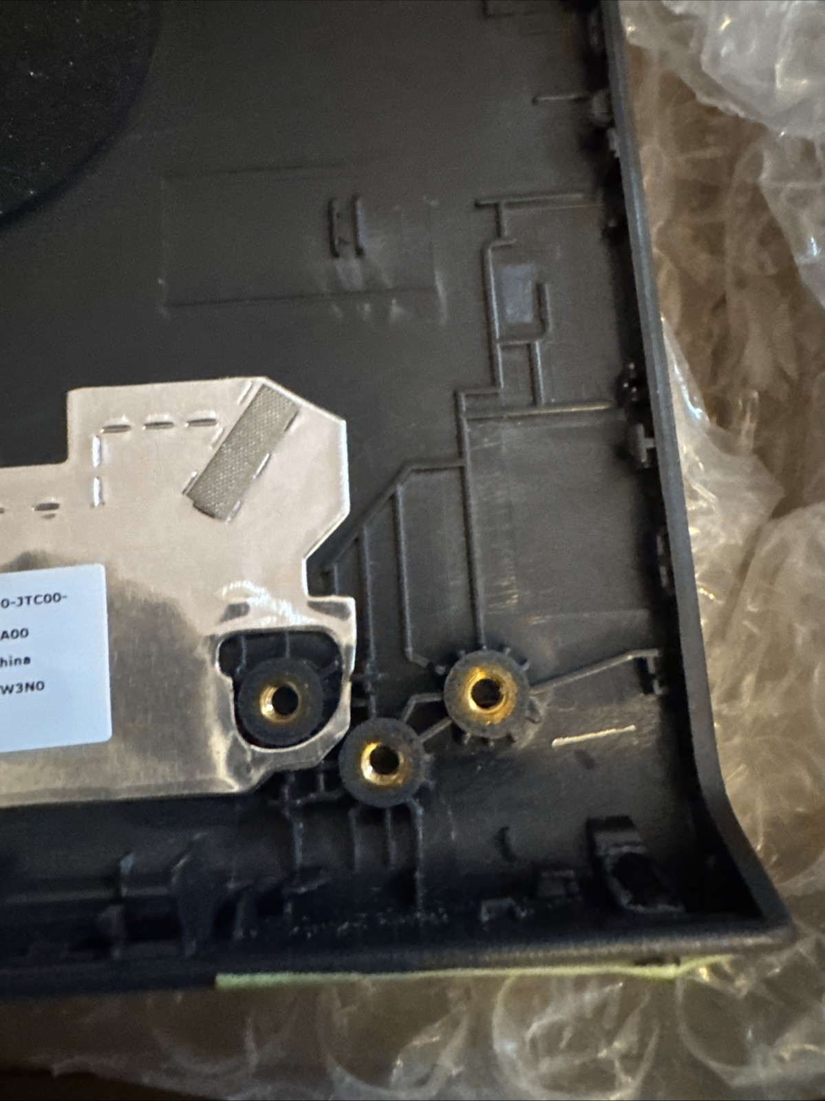 Dell Back Cover And Hinges. Unknown Model. See Pictures. New Open Box.