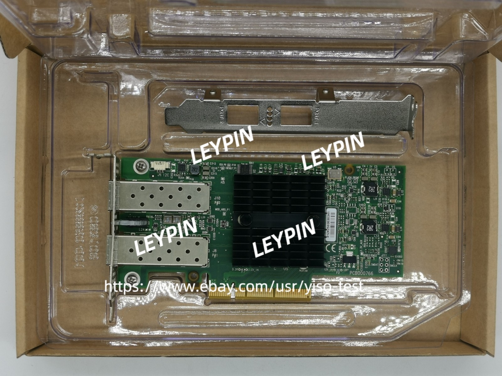 Dell Mellanox ConnectX-3 10Gb SFP+ Dual Port CX322A Network Card – YHTD6 0YHTD6