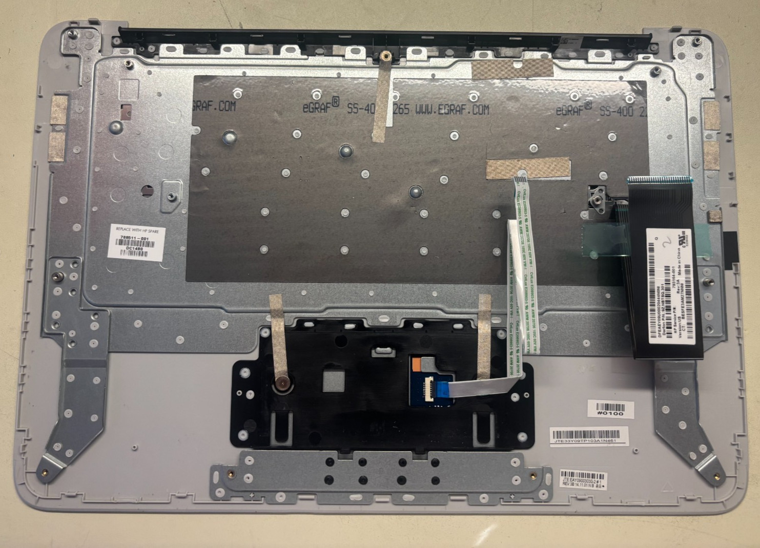 HP Chromebook 14 G4 Palmrest Keyboard Assembly