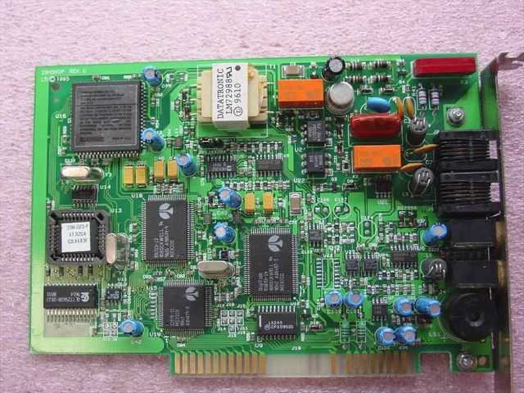 Logicode 16-Bit ISA 28.800bps Internal Fax Modem Card with Audio Ports 28HSVDP