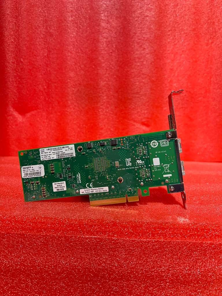 HP HPE 562SFP+ 10Gb 2-port Ethernet Adapter 790316-001 High Profile