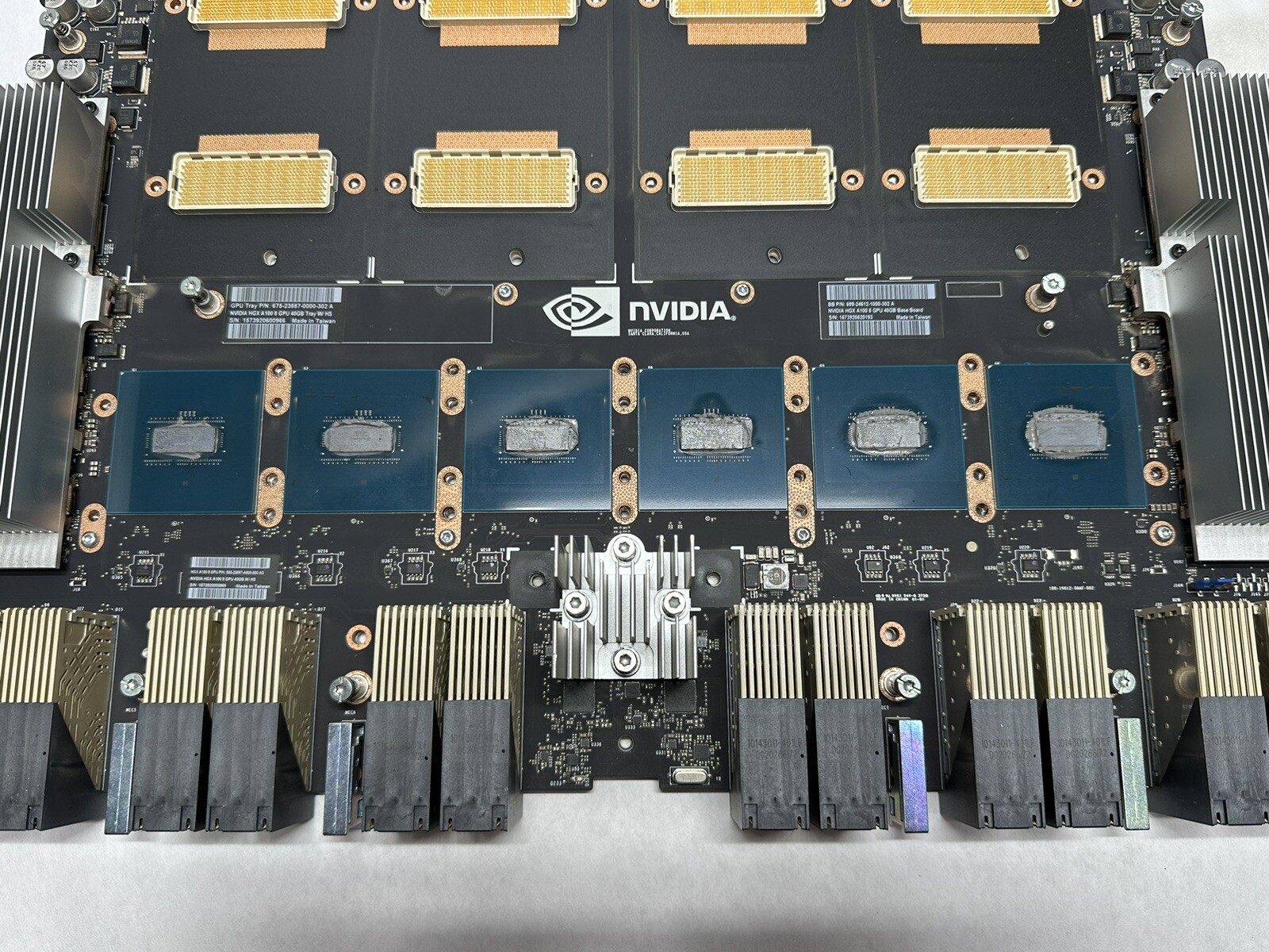 Nvidia HGX A100 8 GPU SXM4 Baseboard Tested working – NO NVSWITCH HEATSINKS