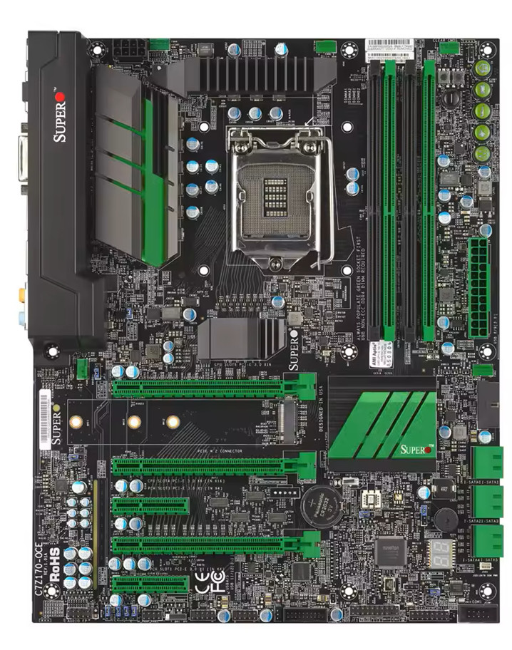 Supermicro C7Z170-OCE ATX Motherboard – Quality Motherboard for Gaming – NEW!!