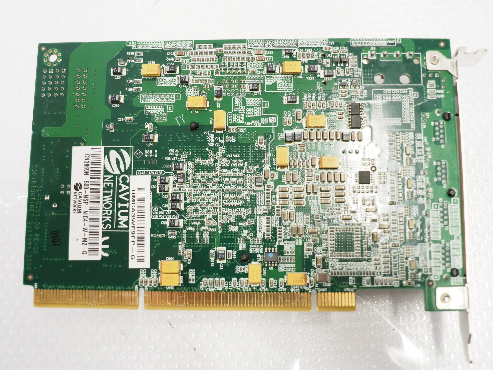 Cavium Networks CN3860N-500-NSP-NIC4-W-M2-G Acceleration Card w/2x 1Gb DDR2