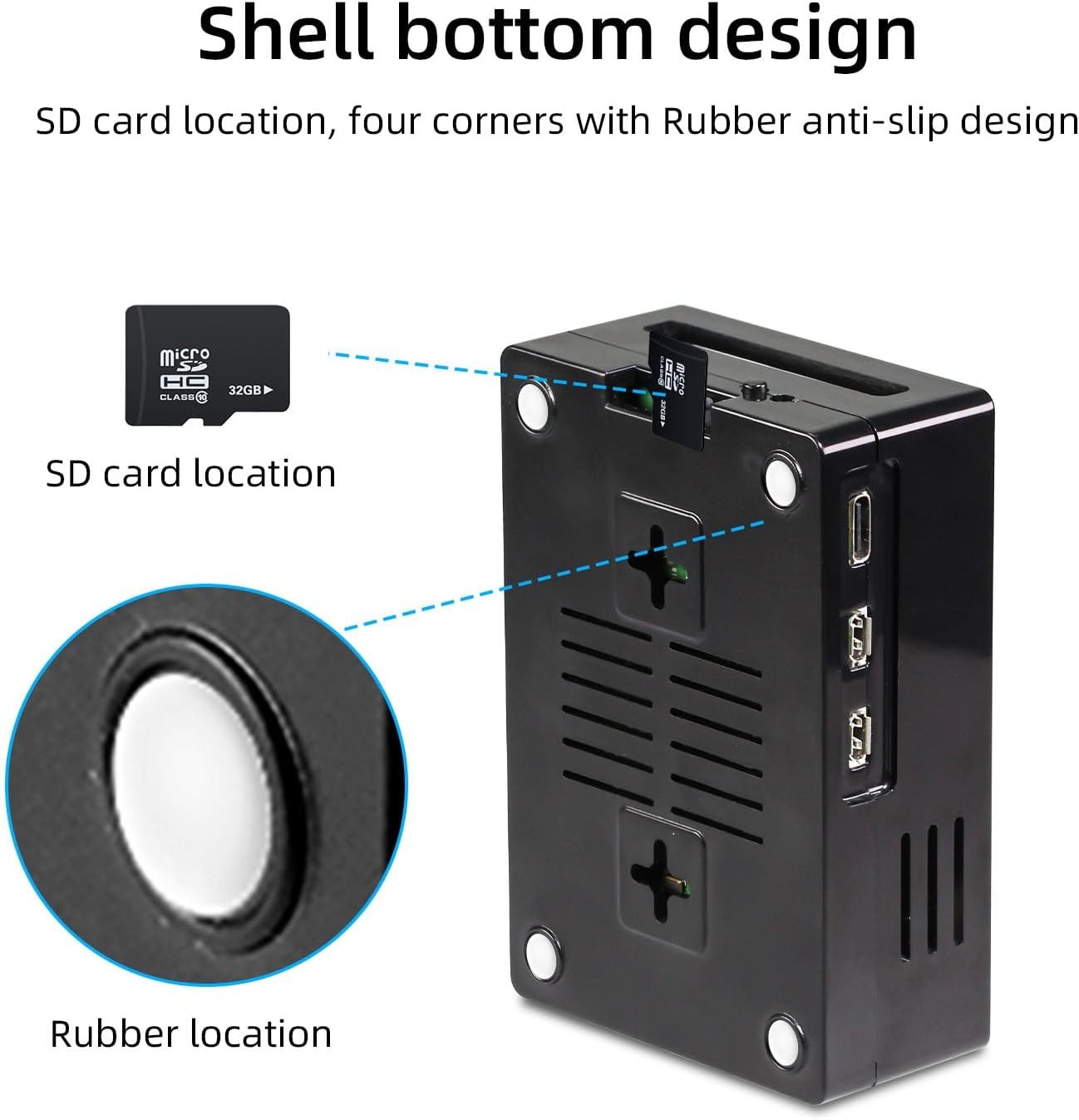 Raspberry Pi 5 3.5 Inch Touchscreen Display 480×320 TFT LCD Monitor Mini Fan